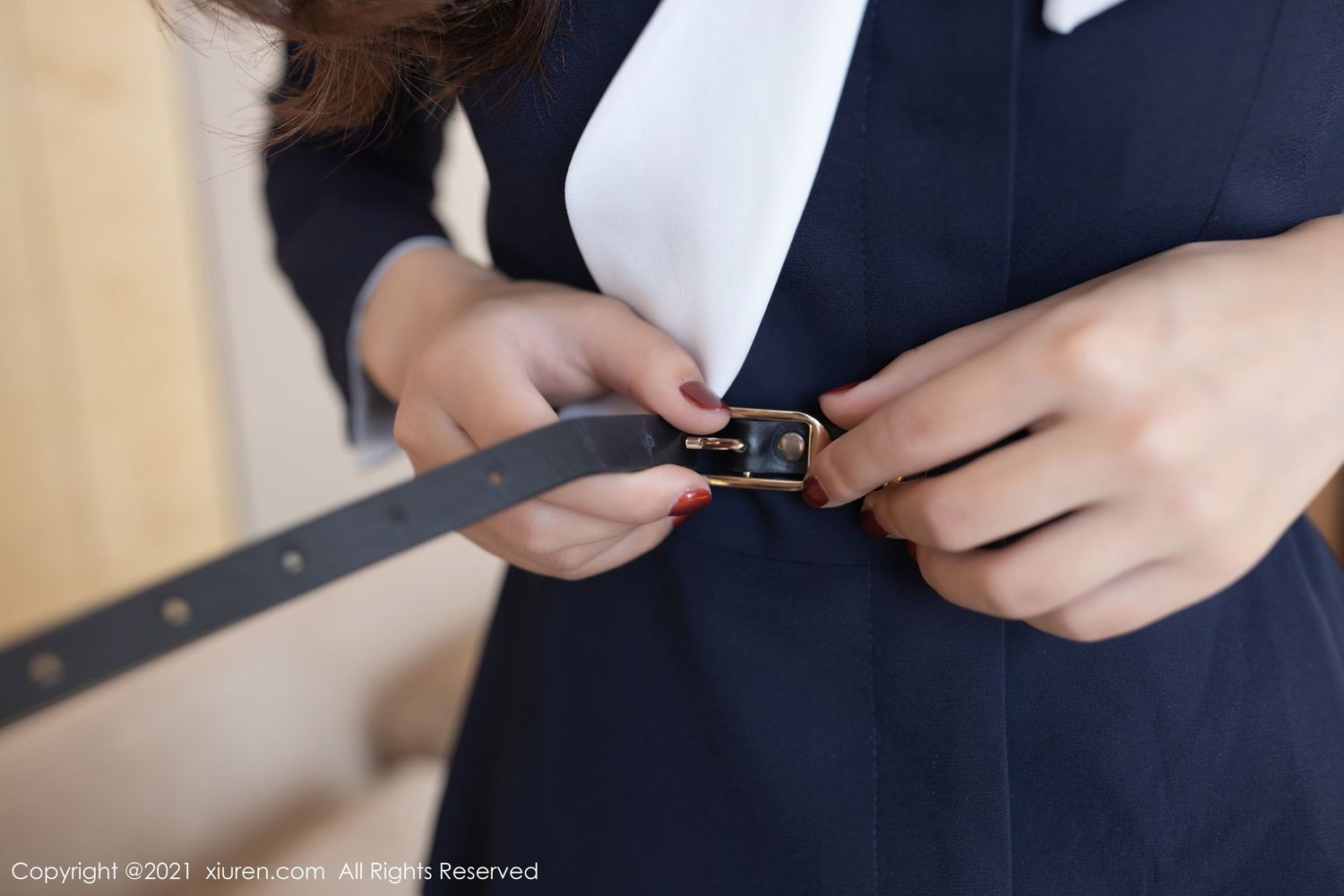 [XiuRen秀人网] 美女模特唐安琪 - 丝袜美腿职场OL女秘书装扮写真 No.2993