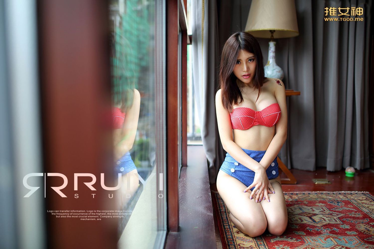 [TGOD推女神] 美女模特绮里嘉Ula - 浴室泡泡浴湿身诱惑写真