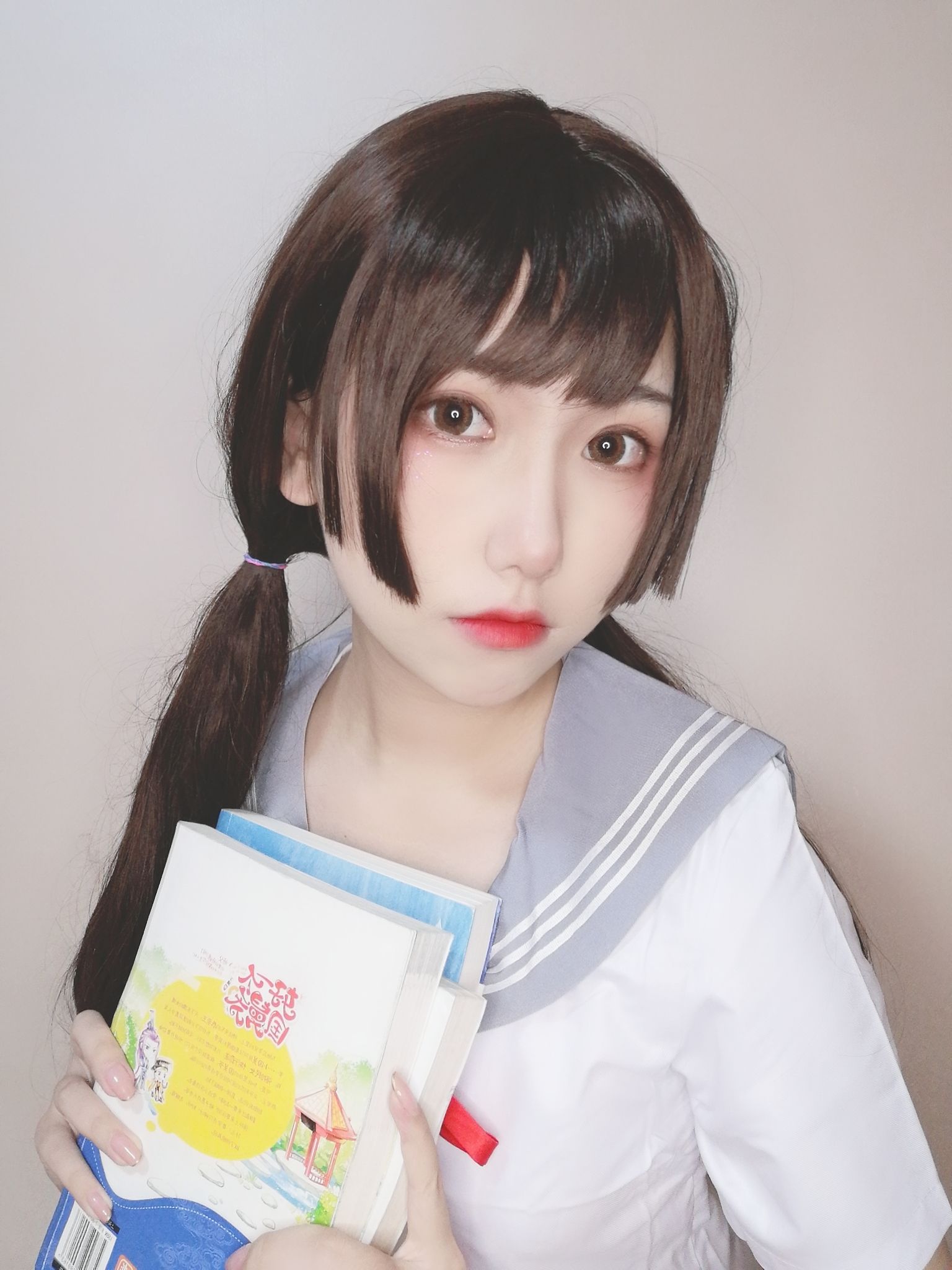 [Cosplay] 芋圆侑子SJ_ - 白丝jk