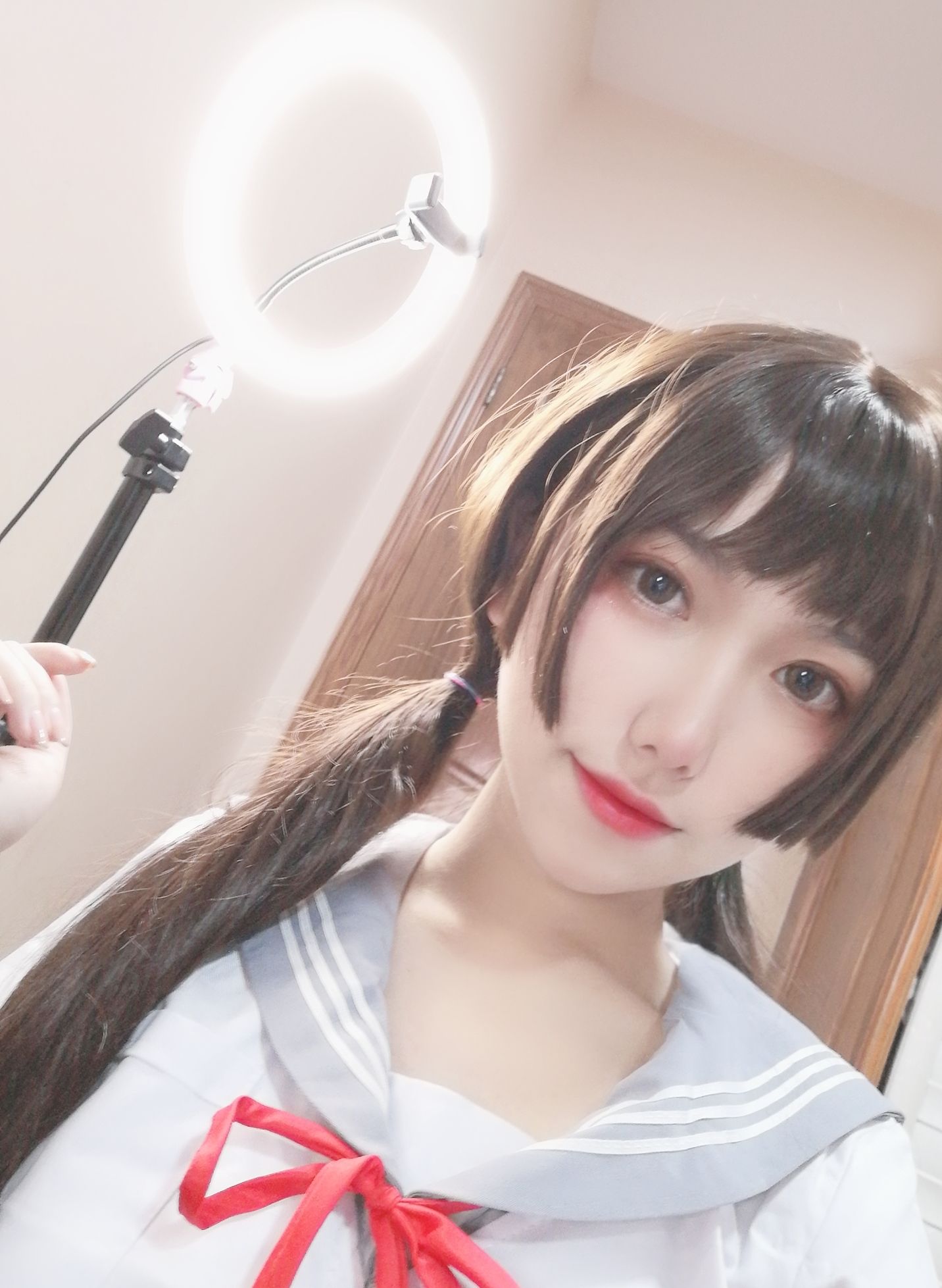 [Cosplay] 芋圆侑子SJ_ - 白丝jk