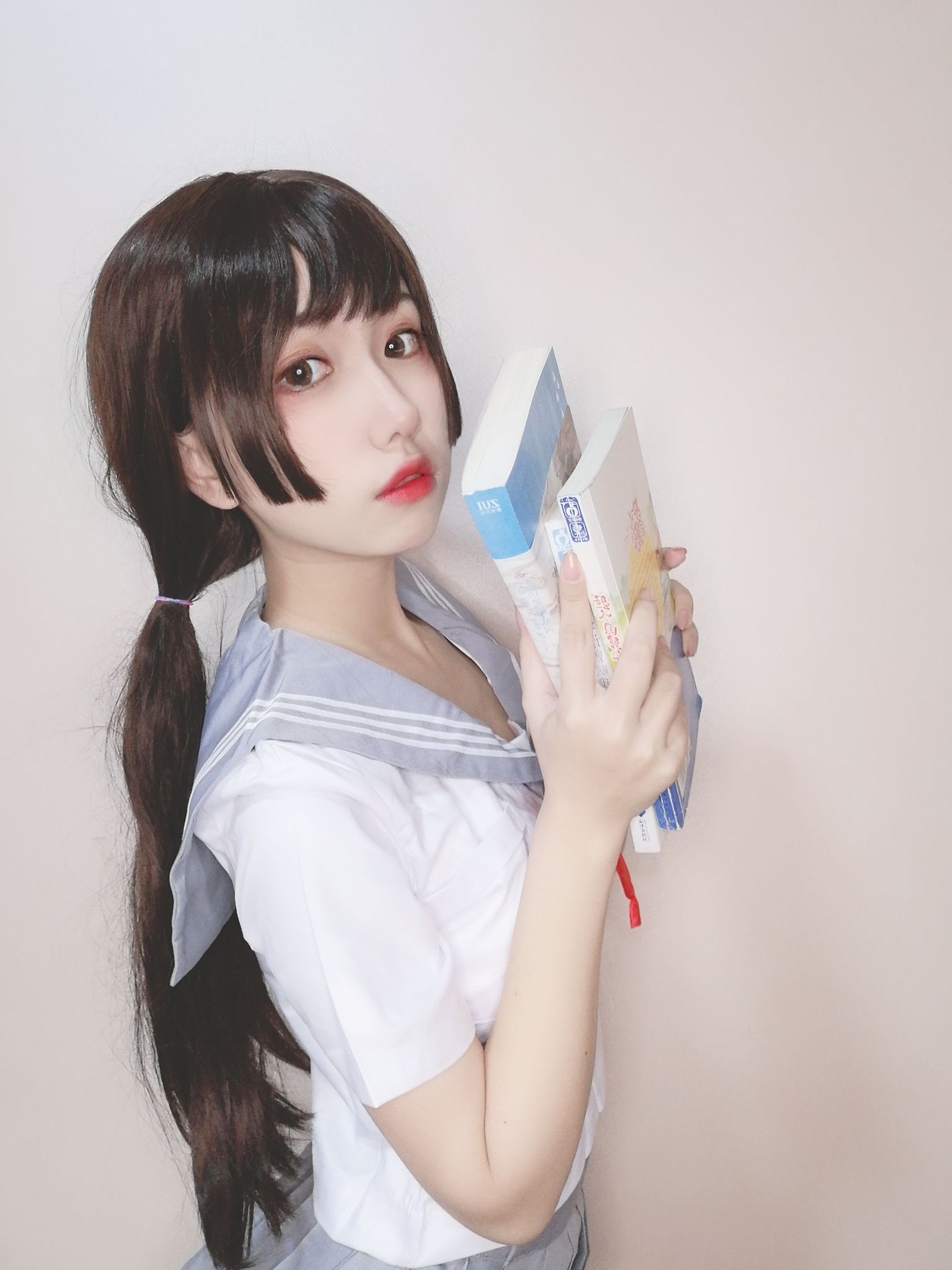 [Cosplay] 芋圆侑子SJ_ - 白丝jk