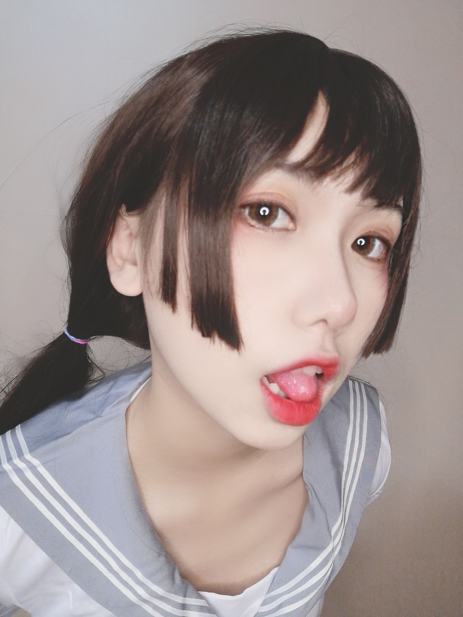 [Cosplay] 芋圆侑子SJ_ - 白丝jk