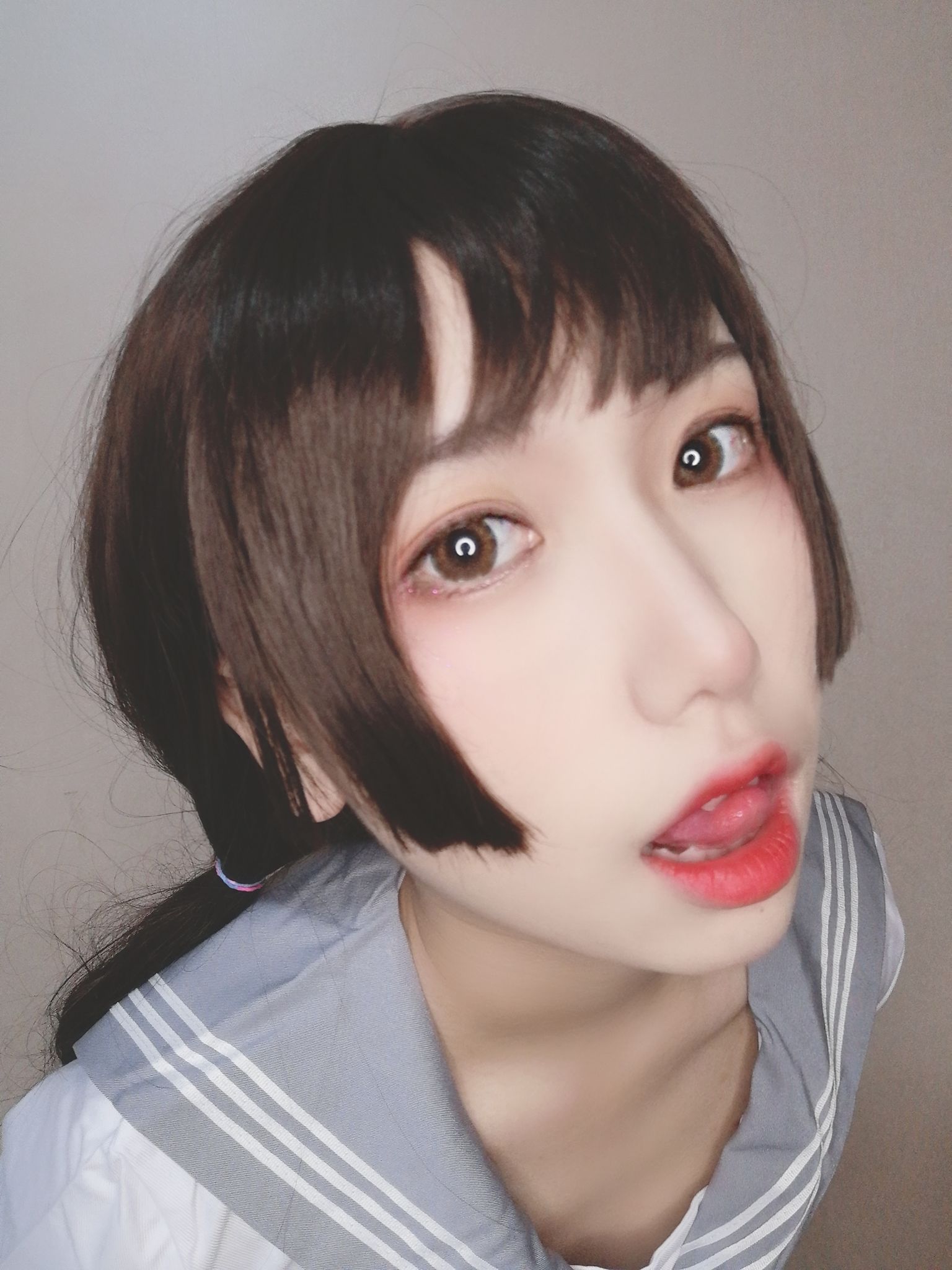 [Cosplay] 芋圆侑子SJ_ - 白丝jk