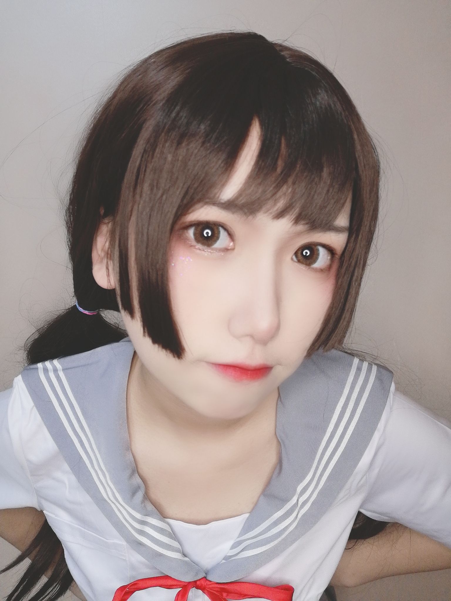 [Cosplay] 芋圆侑子SJ_ - 白丝jk