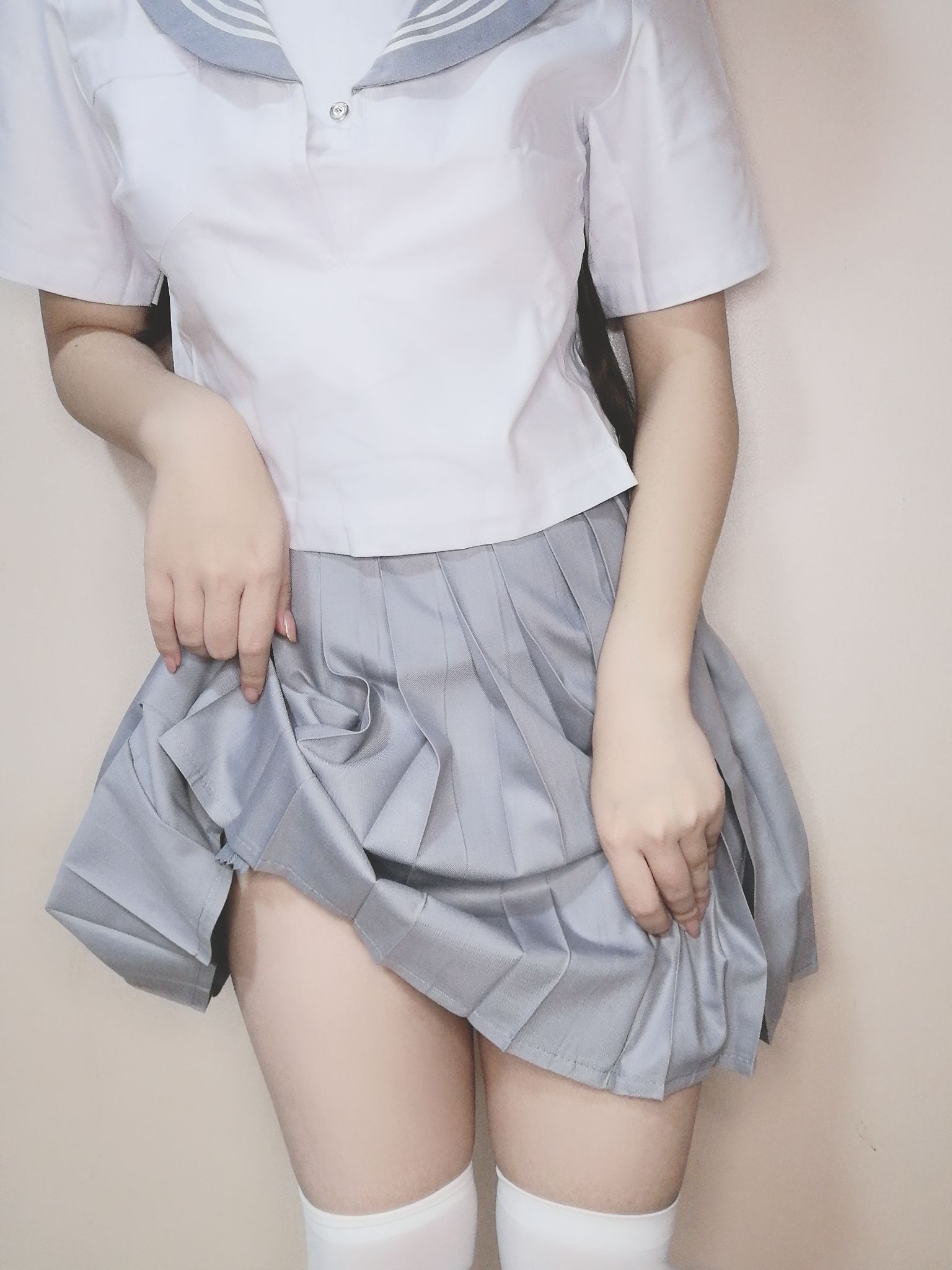 [Cosplay] 芋圆侑子SJ_ - 白丝jk