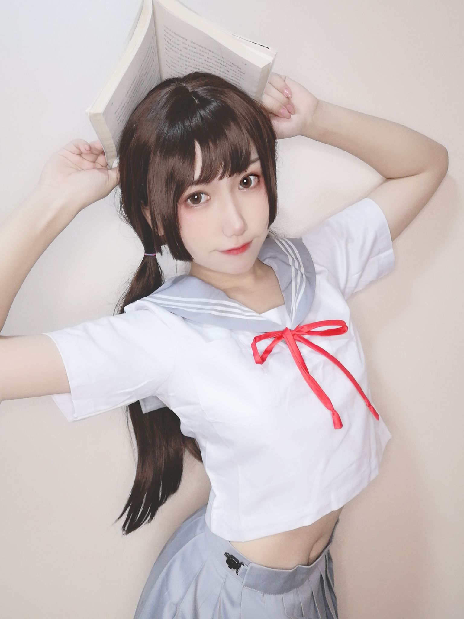 [Cosplay] 芋圆侑子SJ_ - 白丝jk