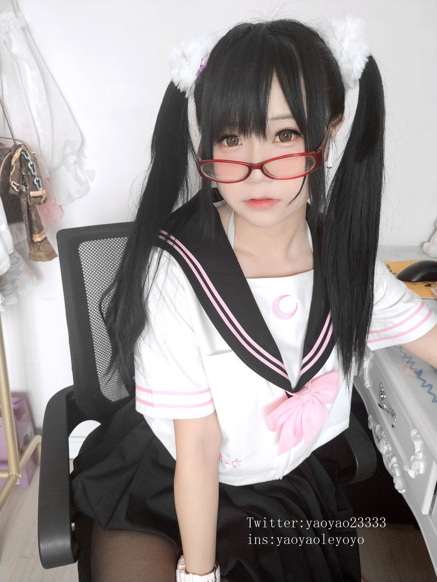 [Cosplay写真] 摇摇乐yoyo - 黑丝小恶魔