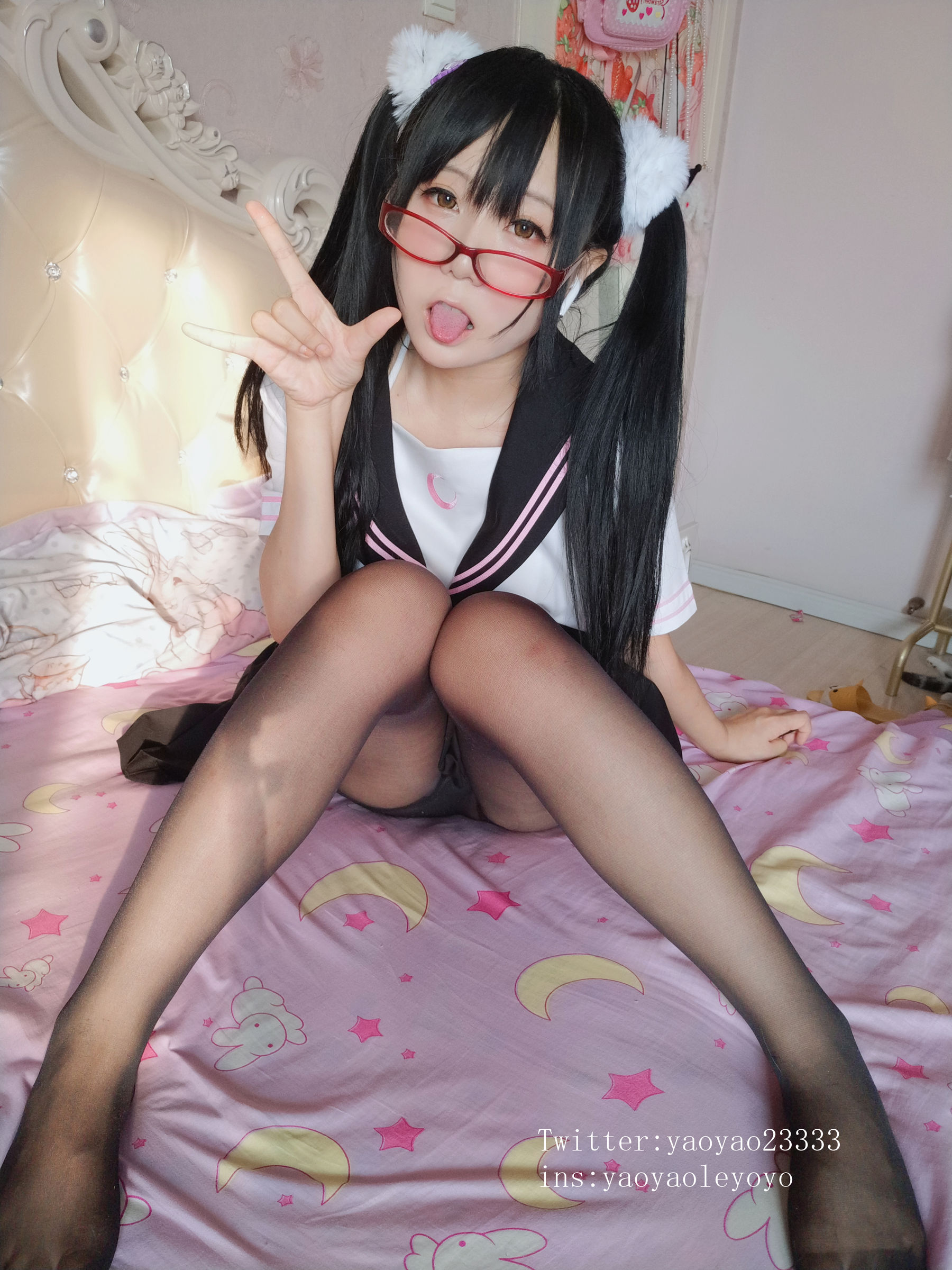 [Cosplay写真] 摇摇乐yoyo - 黑丝小恶魔