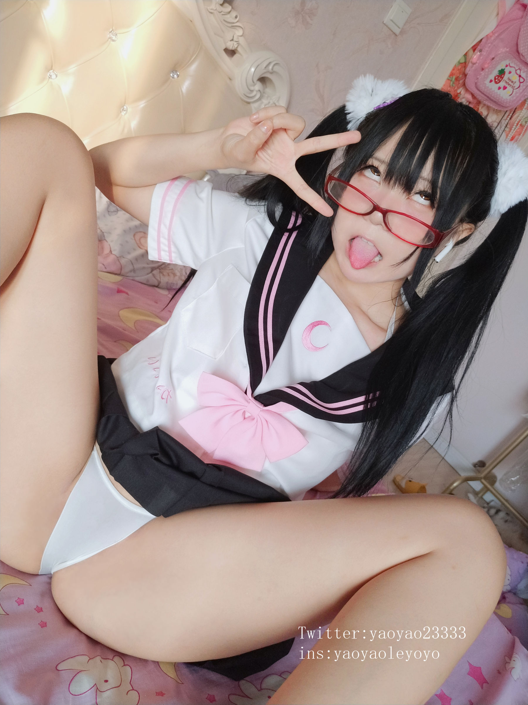 [Cosplay写真] 摇摇乐yoyo - 黑丝小恶魔