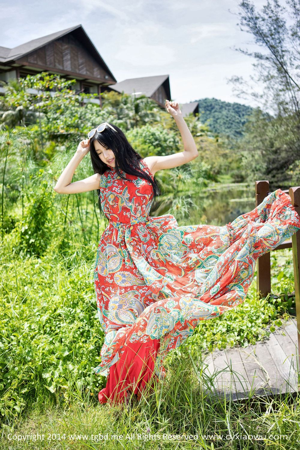 [TGOD推女神] 美女模特绮里嘉ula - 小清新沙滩系列沙巴旅拍