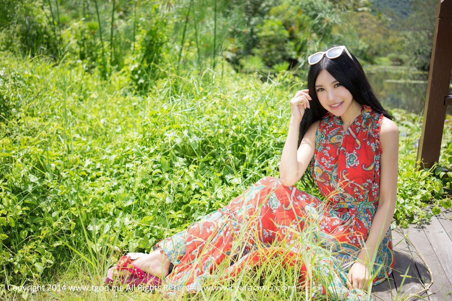 [TGOD推女神] 美女模特绮里嘉ula - 小清新沙滩系列沙巴旅拍