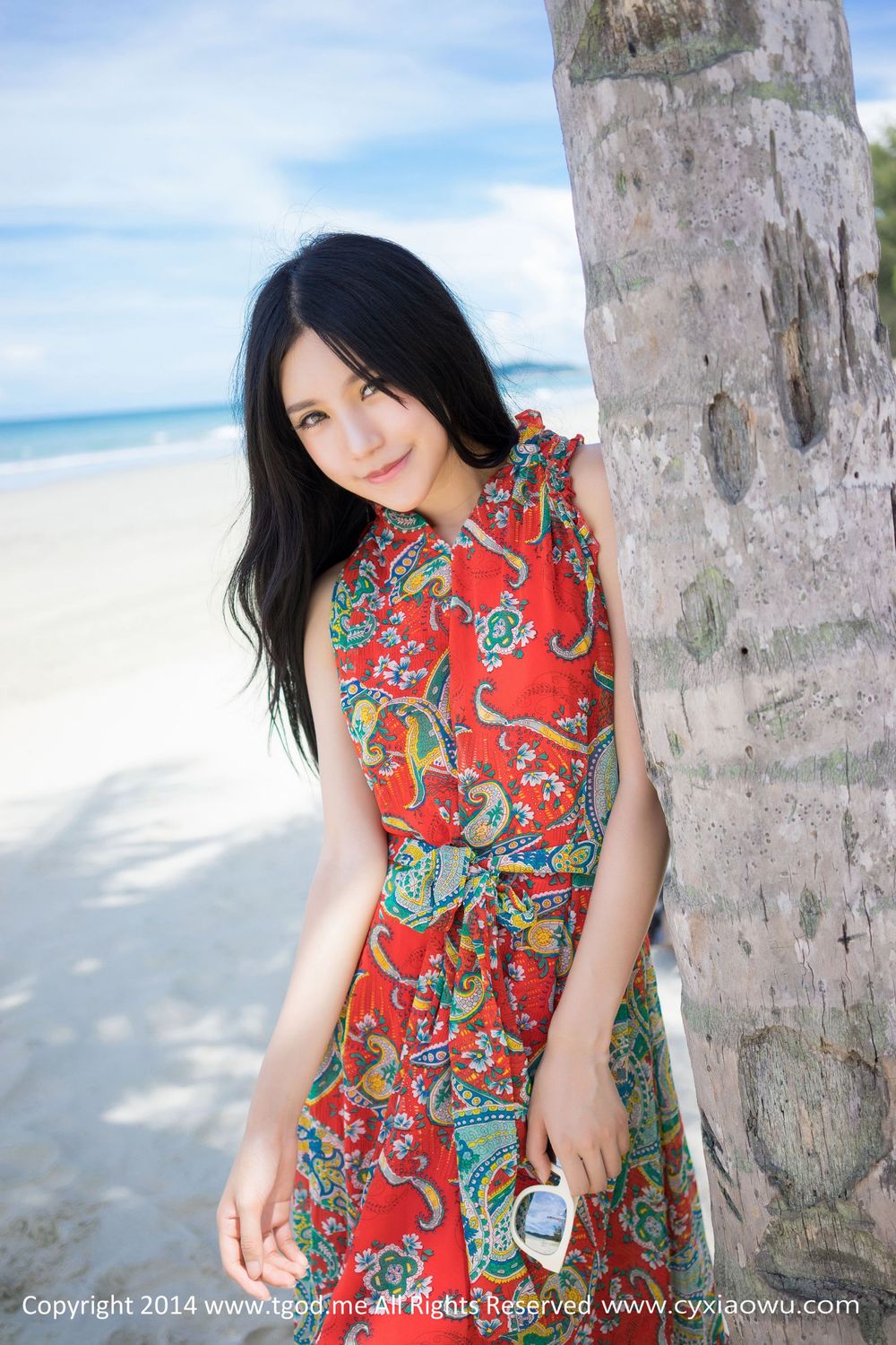 [TGOD推女神] 美女模特绮里嘉ula - 小清新沙滩系列沙巴旅拍