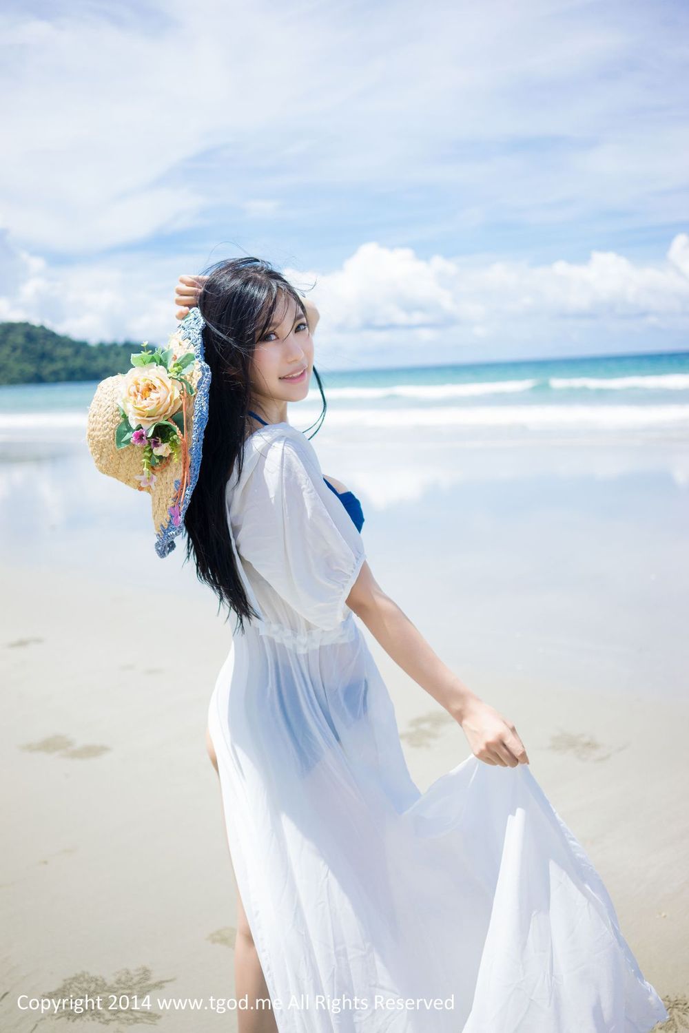 [TGOD推女神] 美女模特绮里嘉Ula - 沙滩仙子比基尼唯美写真