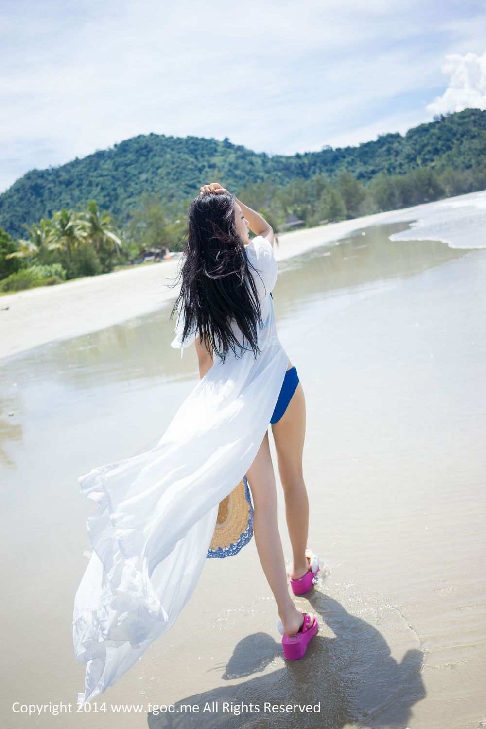 [TGOD推女神] 美女模特绮里嘉Ula - 沙滩仙子比基尼唯美写真