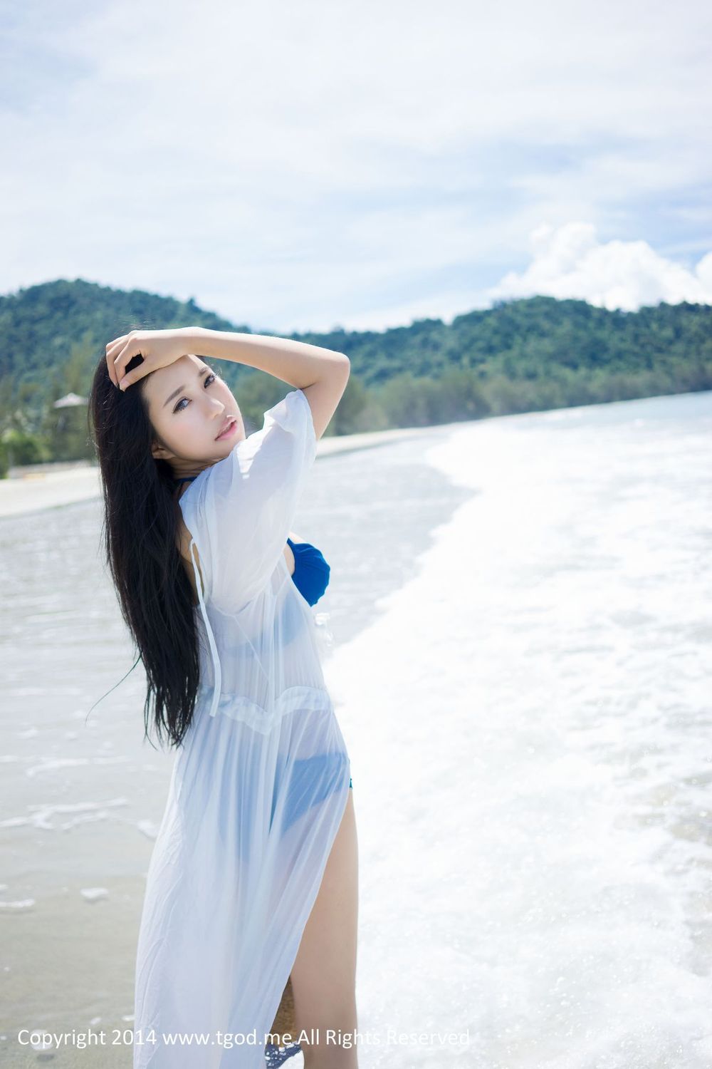 [TGOD推女神] 美女模特绮里嘉Ula - 沙滩仙子比基尼唯美写真