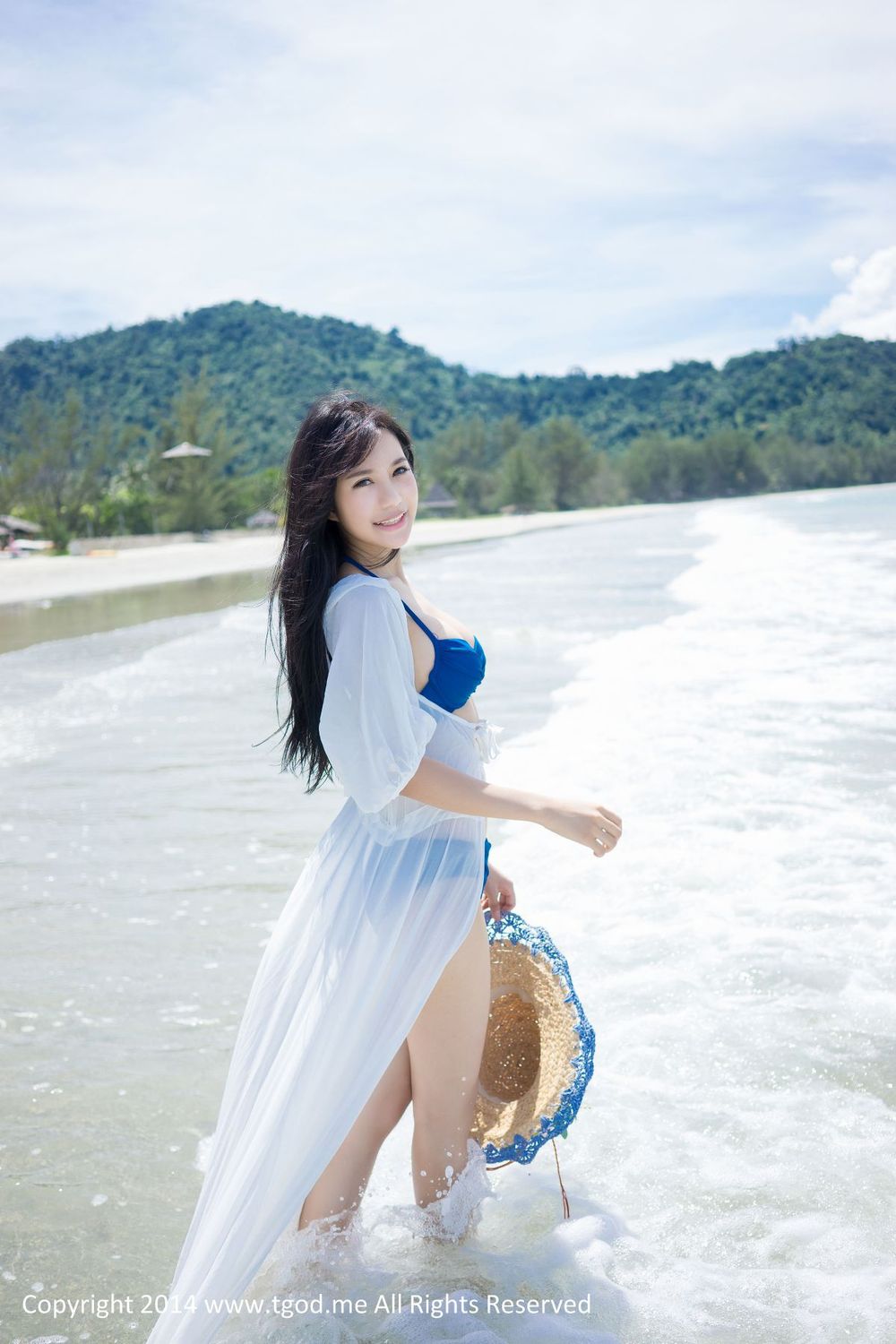 [TGOD推女神] 美女模特绮里嘉Ula - 沙滩仙子比基尼唯美写真