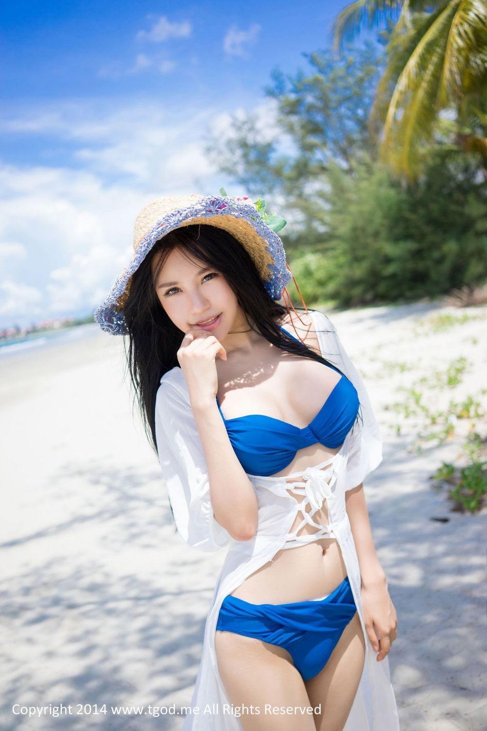 [TGOD推女神] 美女模特绮里嘉Ula - 沙滩仙子比基尼唯美写真