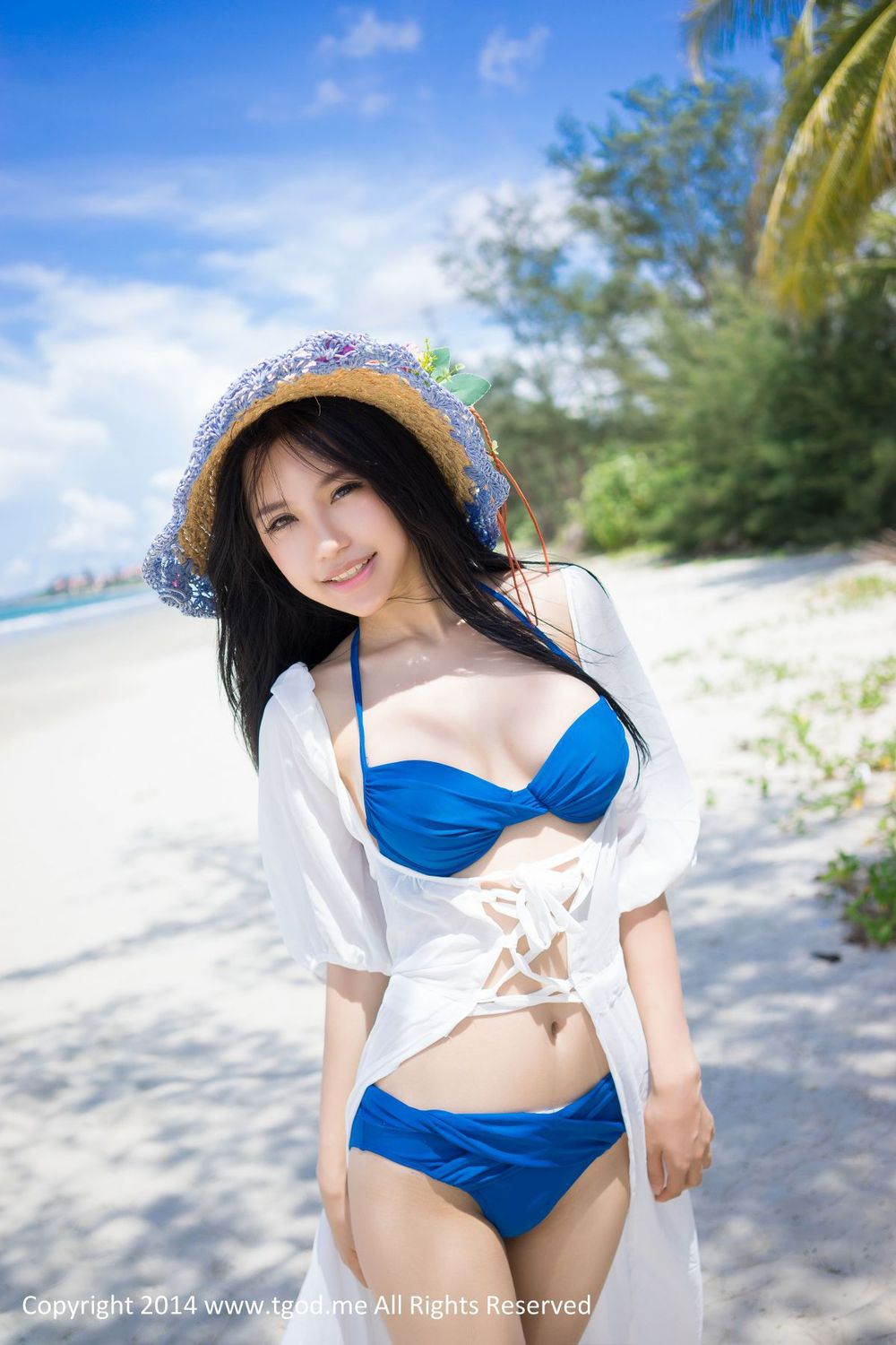 [TGOD推女神] 美女模特绮里嘉Ula - 沙滩仙子比基尼唯美写真