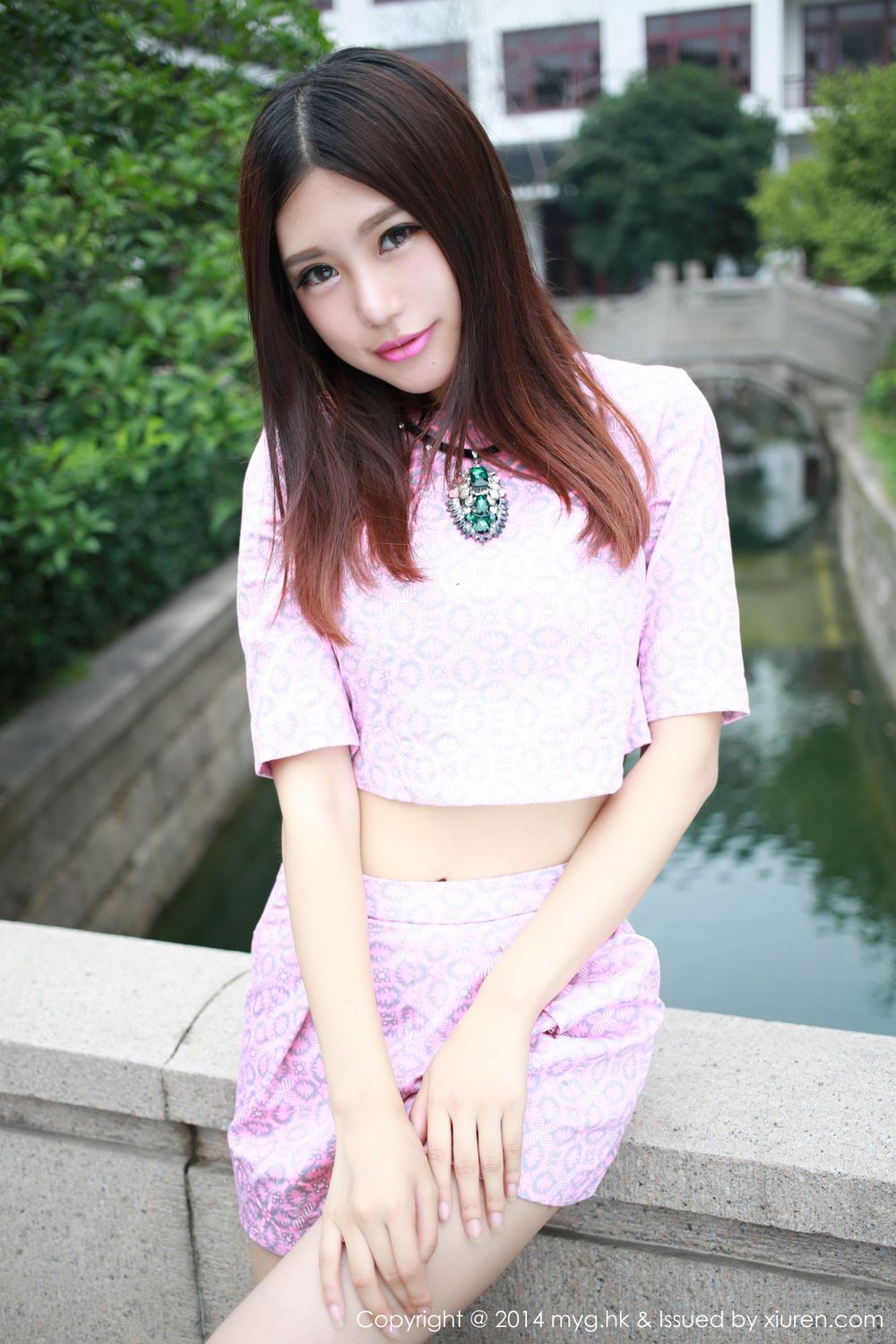 [MyGirl美媛馆] 美女模特绮里嘉ula - 素色长裙同程旅游专辑 Vol.042