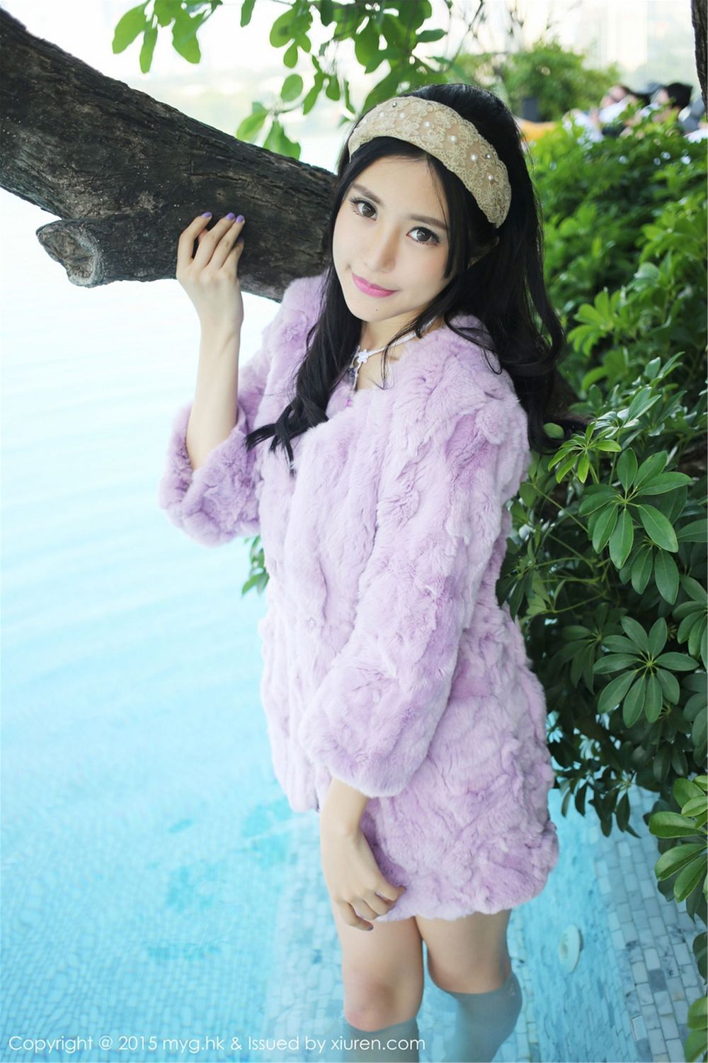 [MyGirl美媛馆] 美女模特绮里嘉ula - 英伦风校服+短裙+比基尼泰国旅拍 Vol.091