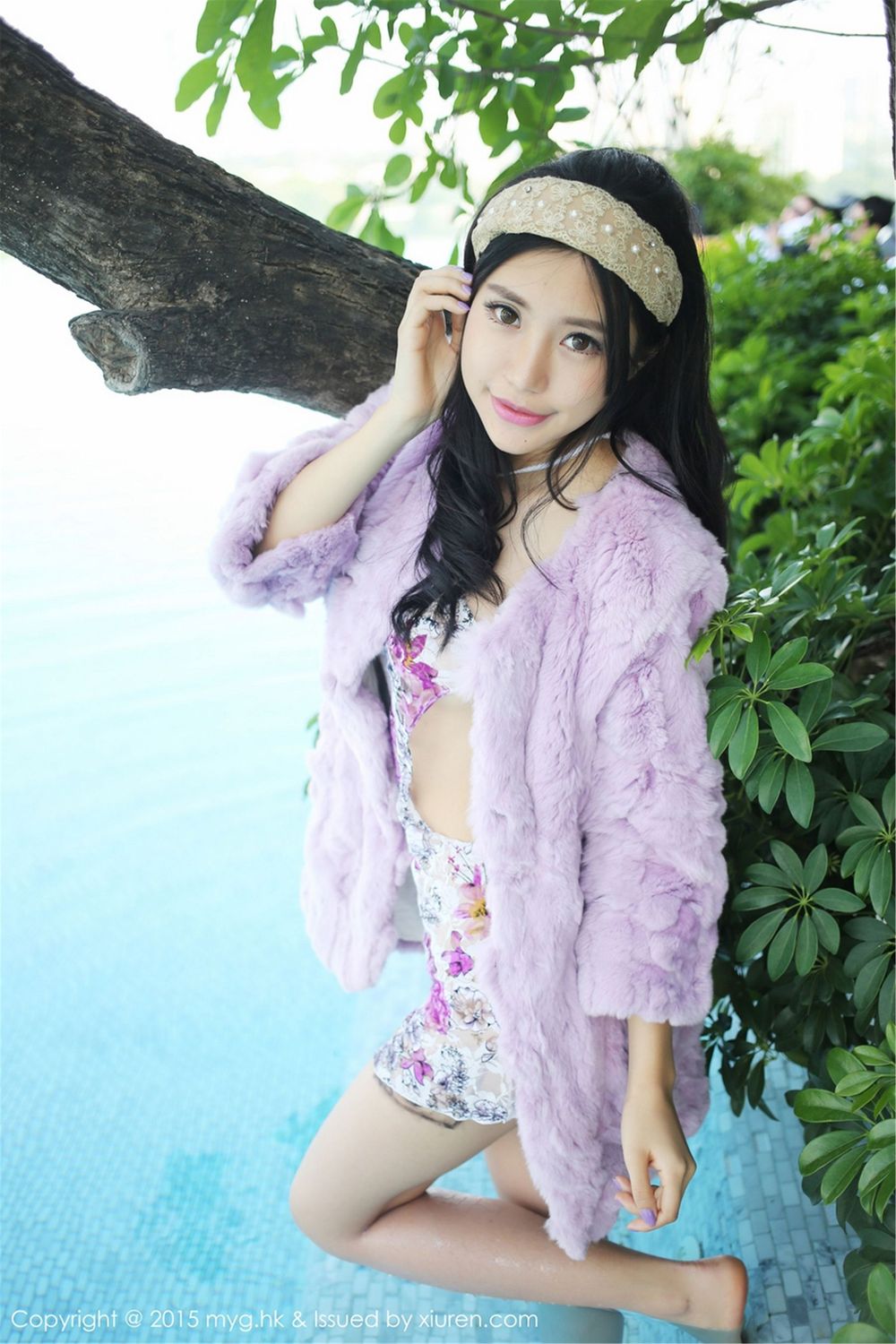 [MyGirl美媛馆] 美女模特绮里嘉ula - 英伦风校服+短裙+比基尼泰国旅拍 Vol.091