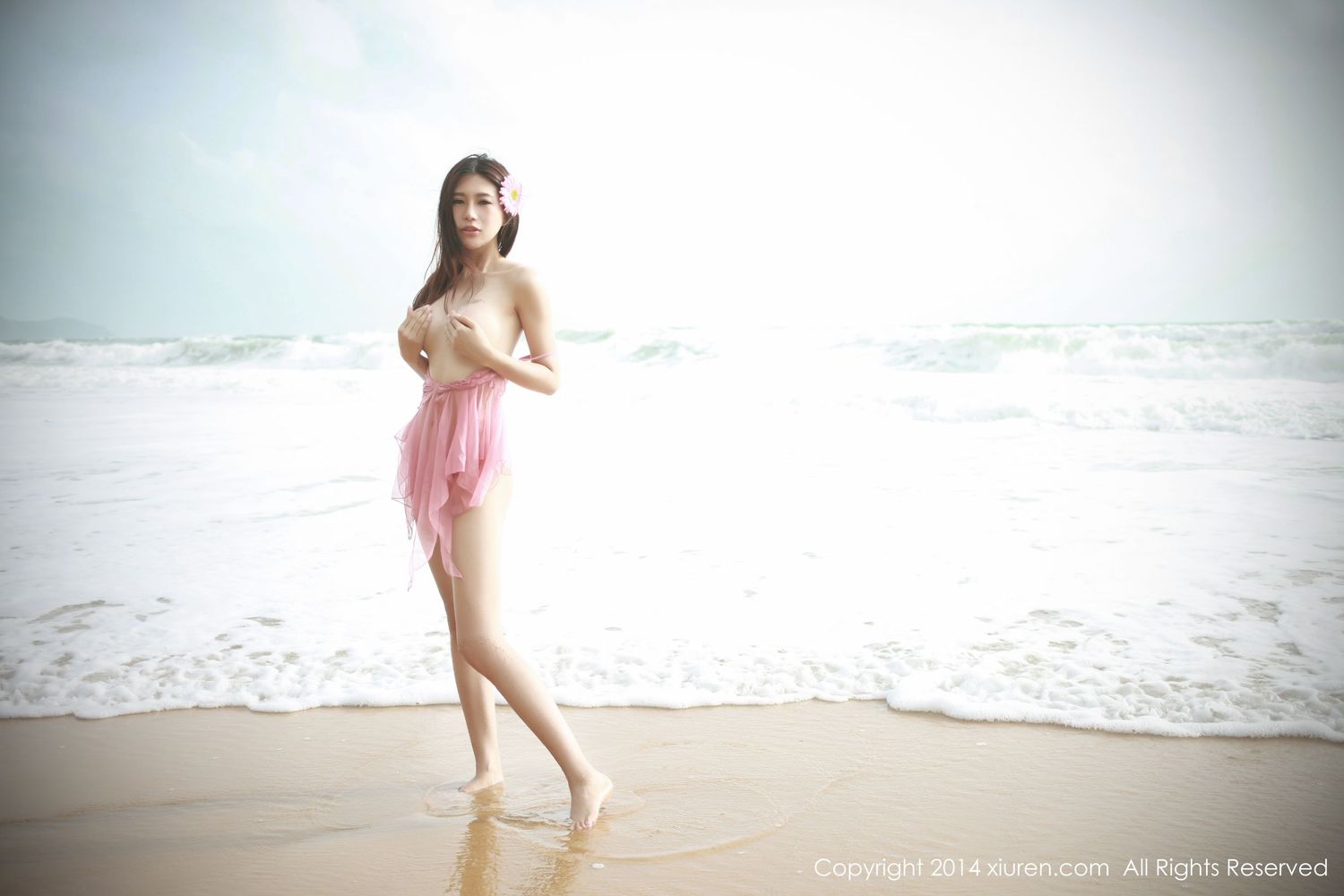 [XiuRen秀人网] 美女模特绮里嘉ula - 海边比基尼风情泳装套图 No.188