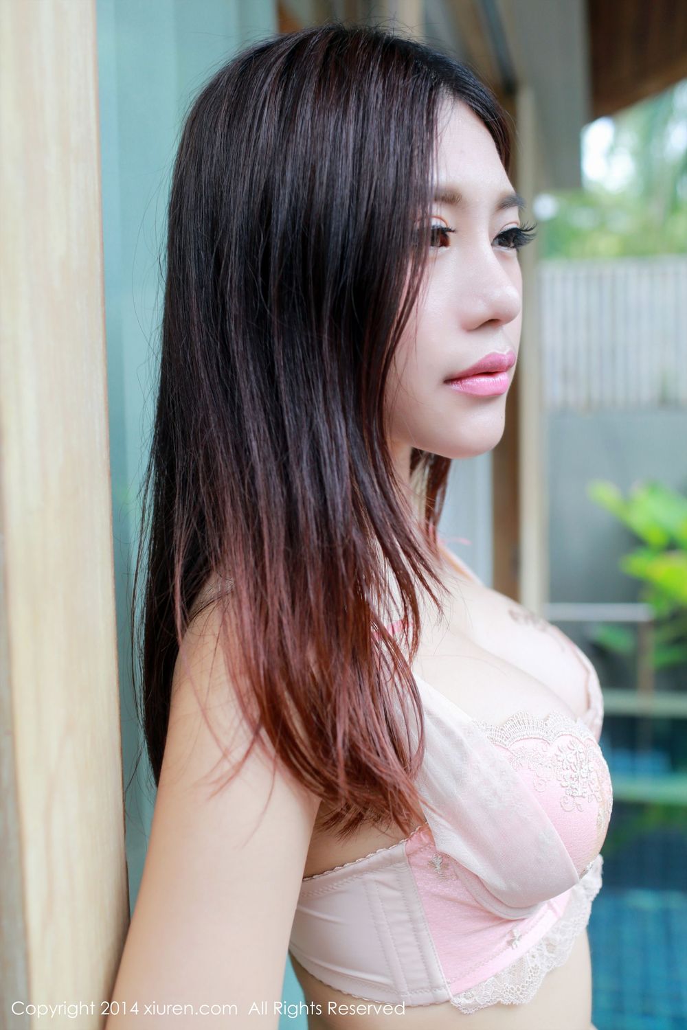 [XiuRen秀人网] 美女模特绮里嘉ula - 黑白泳装内衣诱惑泰国旅拍 No.205