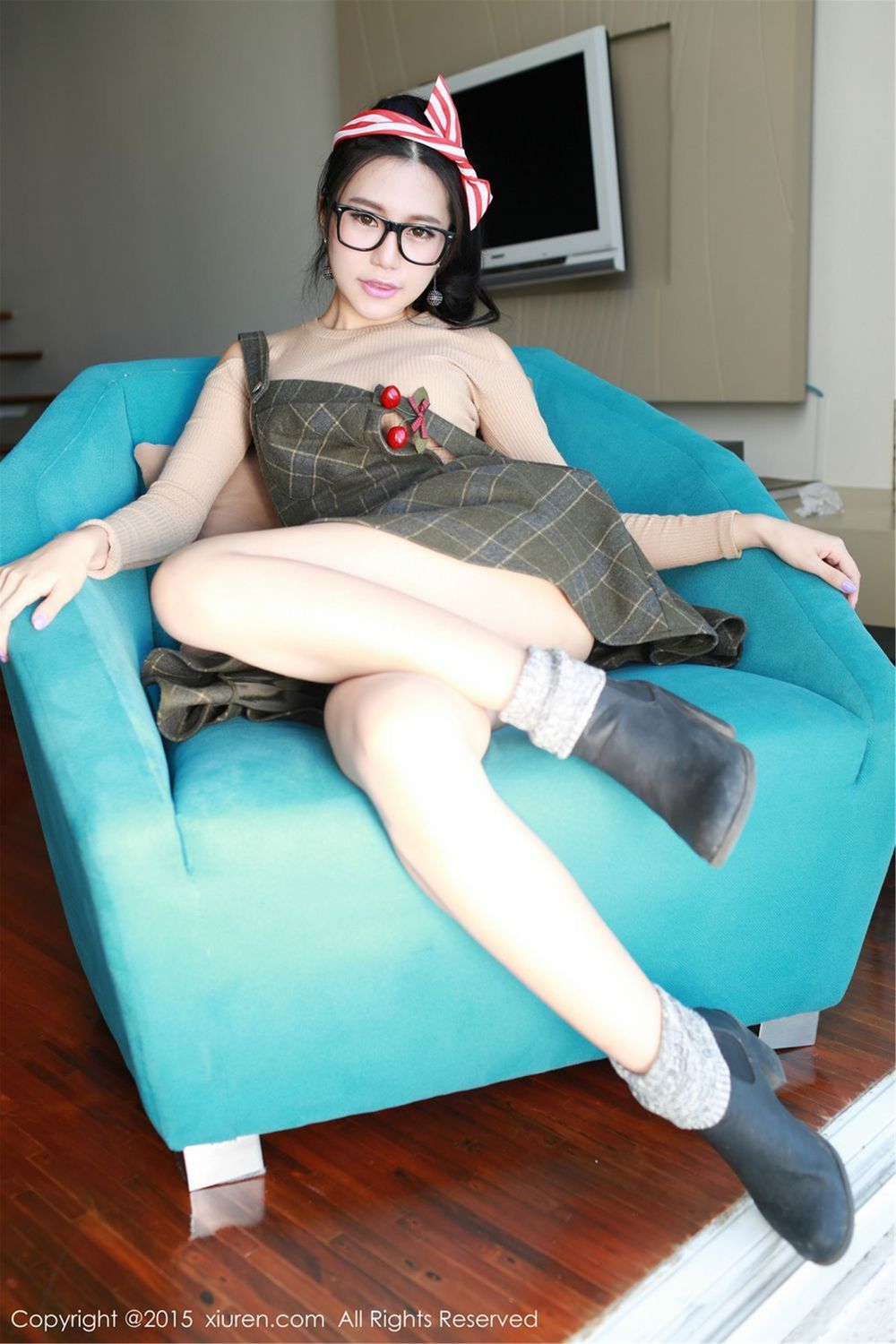 [XiuRen秀人网] 美女模特绮里嘉ula - 红色连体服饰沙滩内衣泰国旅拍 No.267