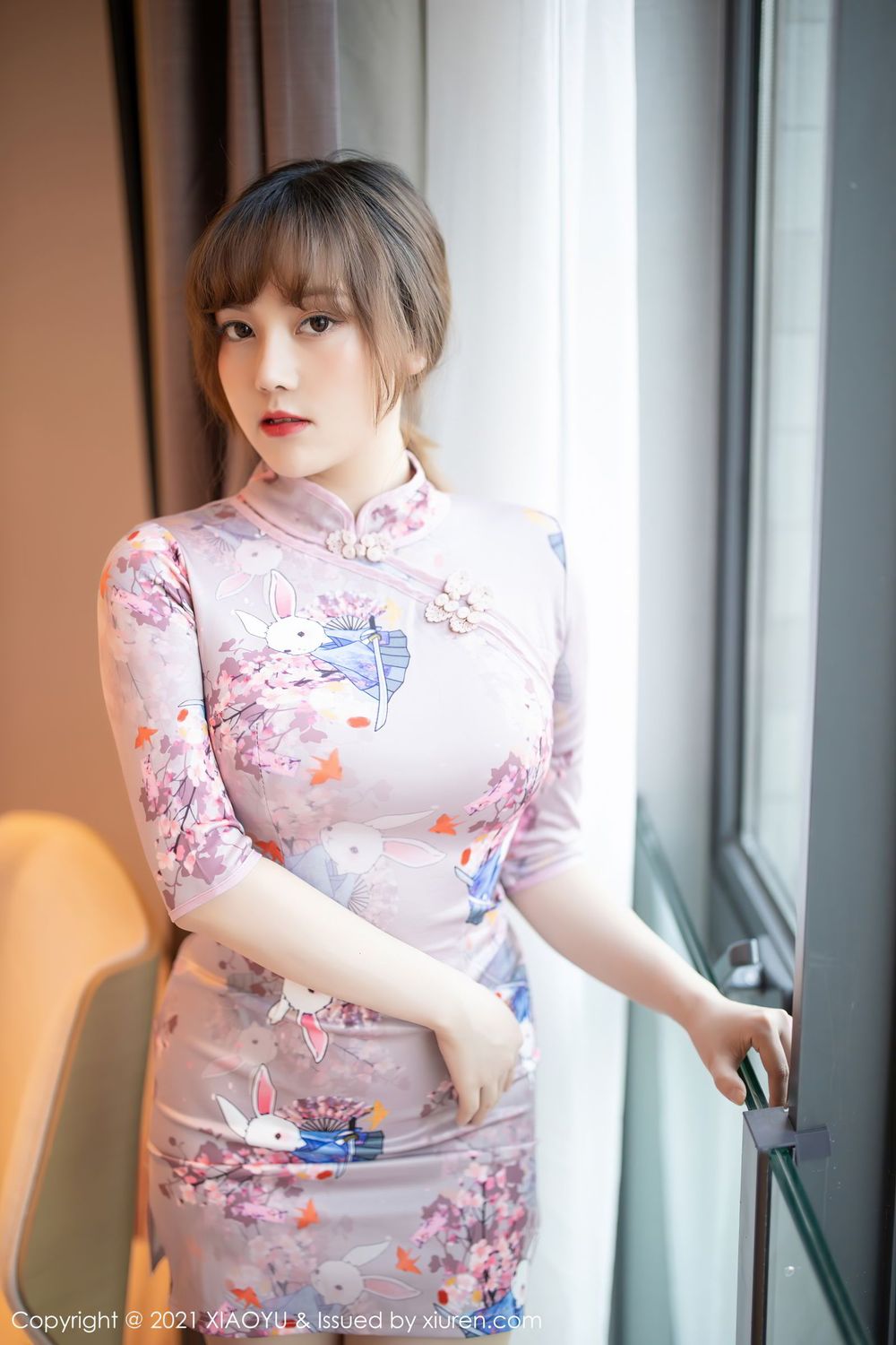 [XIAOYU语画界] 新人模特豆瓣酱 - 韵味旗袍微胖类型性感写真 VOL.448