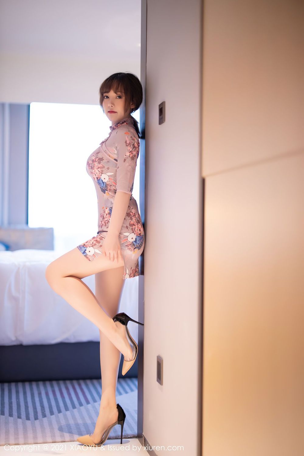 [XIAOYU语画界] 新人模特豆瓣酱 - 韵味旗袍微胖类型性感写真 VOL.448