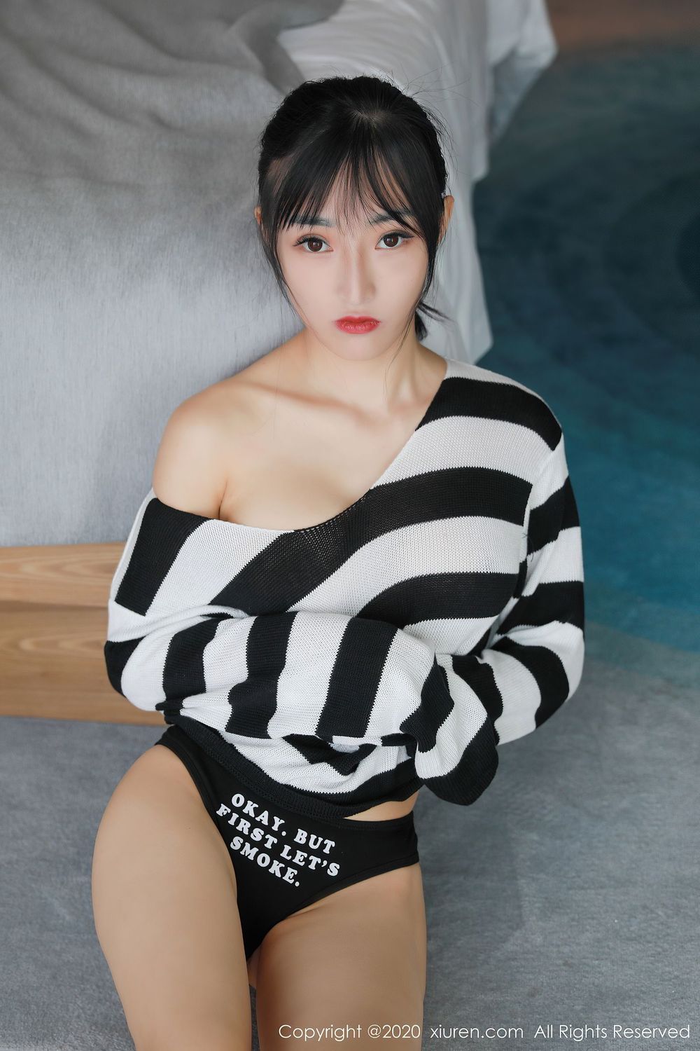 [XiuRen秀人网] 美女模特姬玉露CC - 热裤加小T恤小蛮腰诱惑写真 No.2364