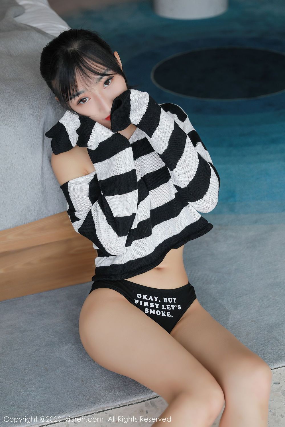 [XiuRen秀人网] 美女模特姬玉露CC - 热裤加小T恤小蛮腰诱惑写真 No.2364