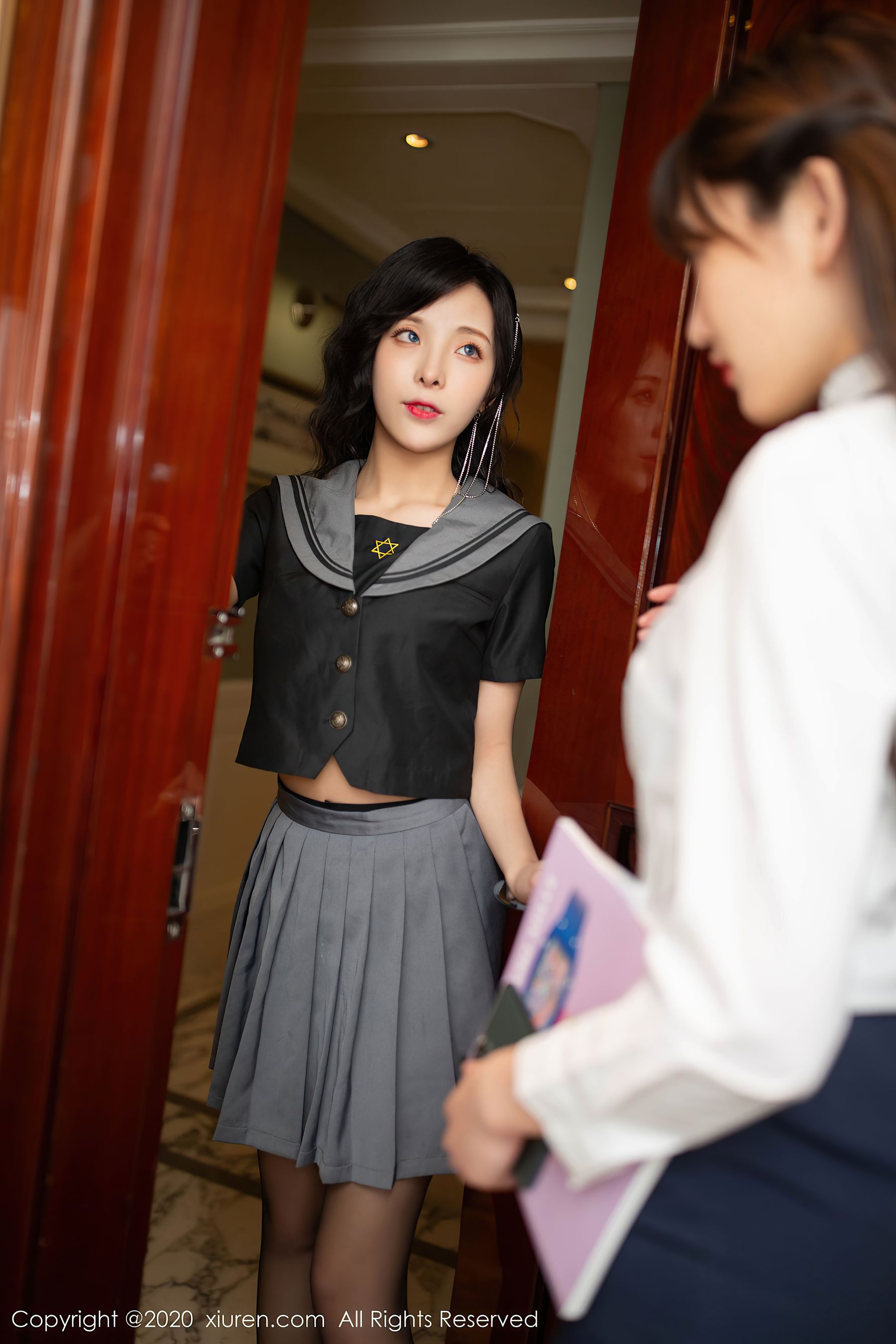 [秀人XiuRen] No.2626 @陈小喵&amp;@陆萱萱 - 性感师生剧情主题前传