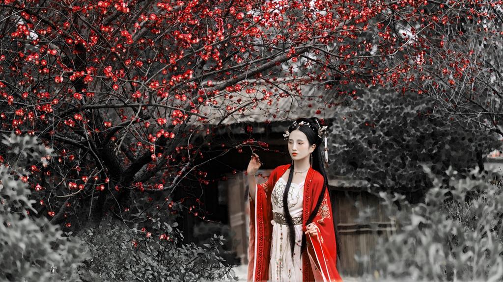 古装美女红妆素裹风情万种美图