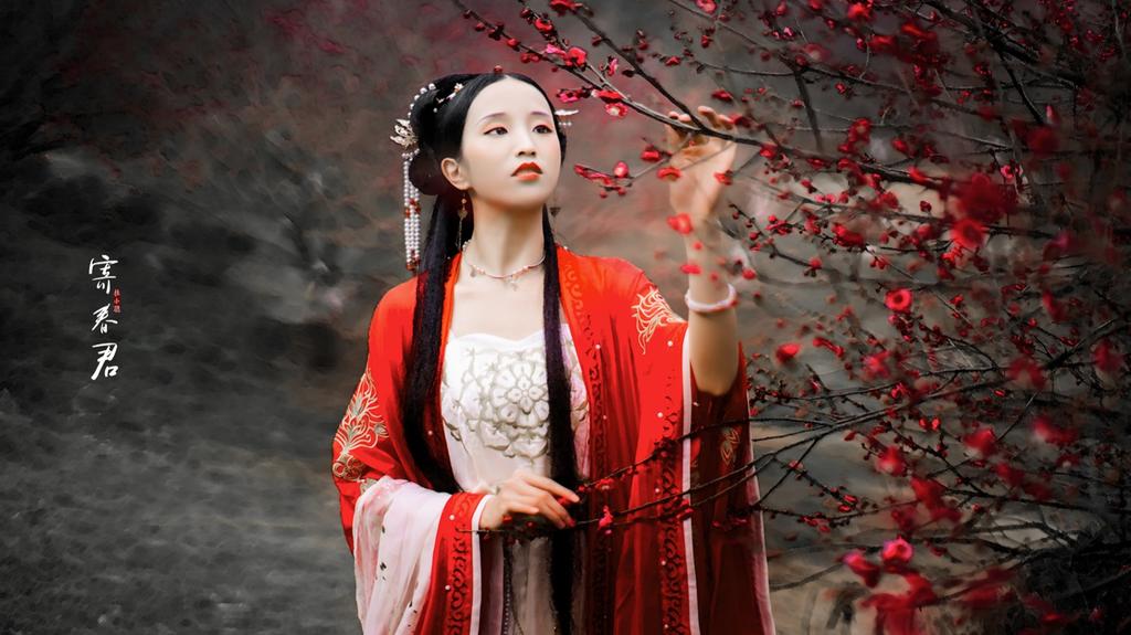 古装美女红妆素裹风情万种美图