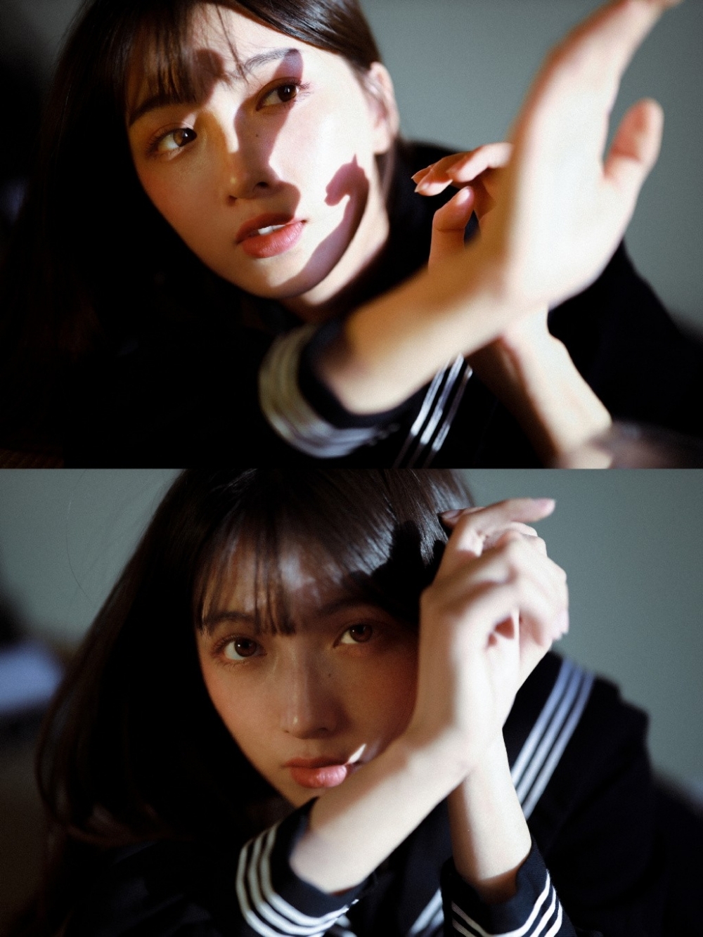 制服美女漂亮脸蛋白里透红图片