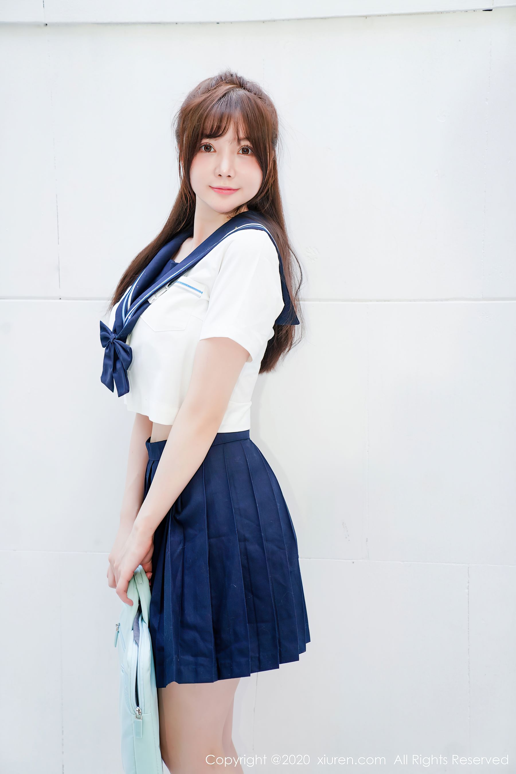[秀人XiuRen] No.2629 糯美子Mini - 校园时代的经典学生装系列