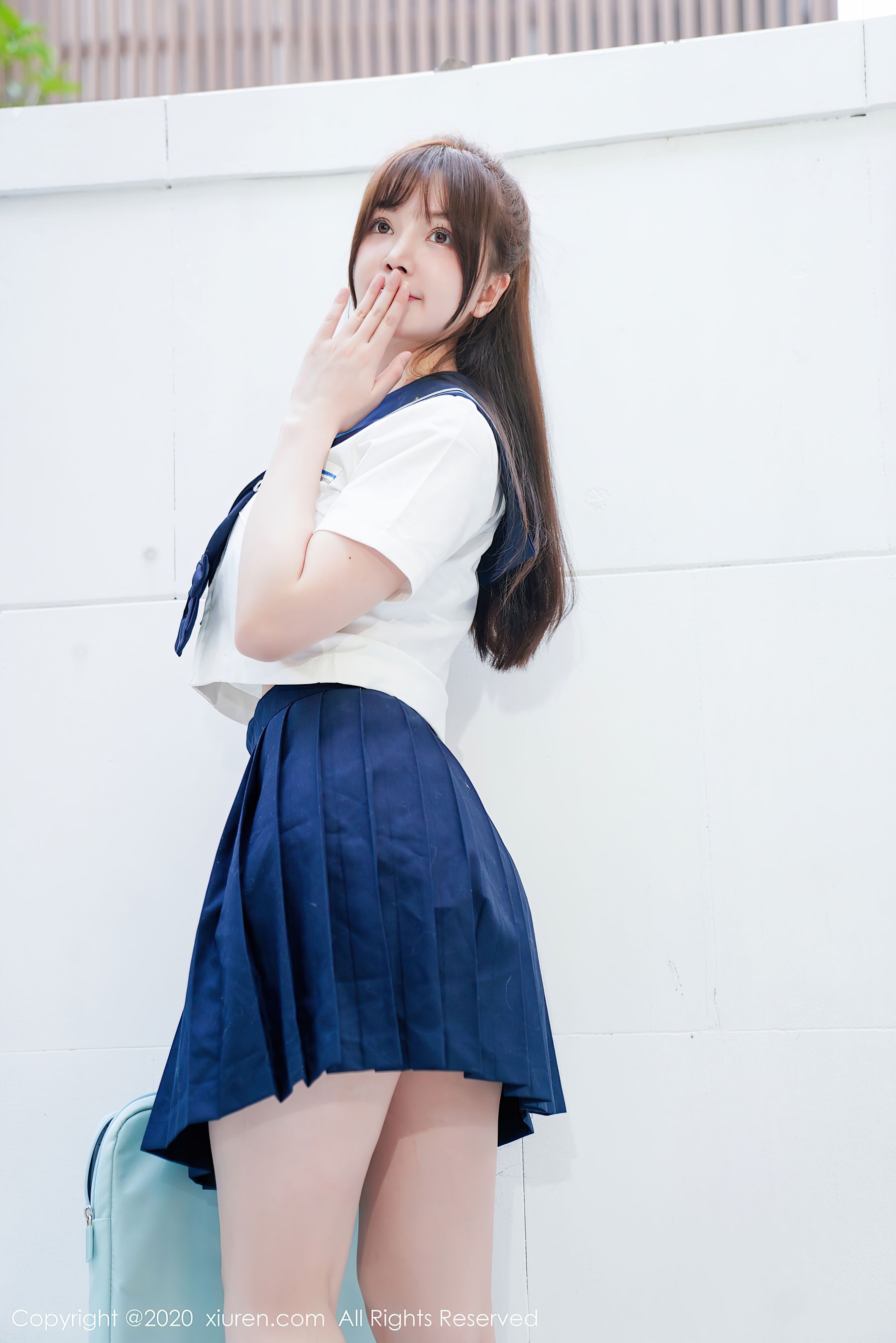 [秀人XiuRen] No.2629 糯美子Mini - 校园时代的经典学生装系列