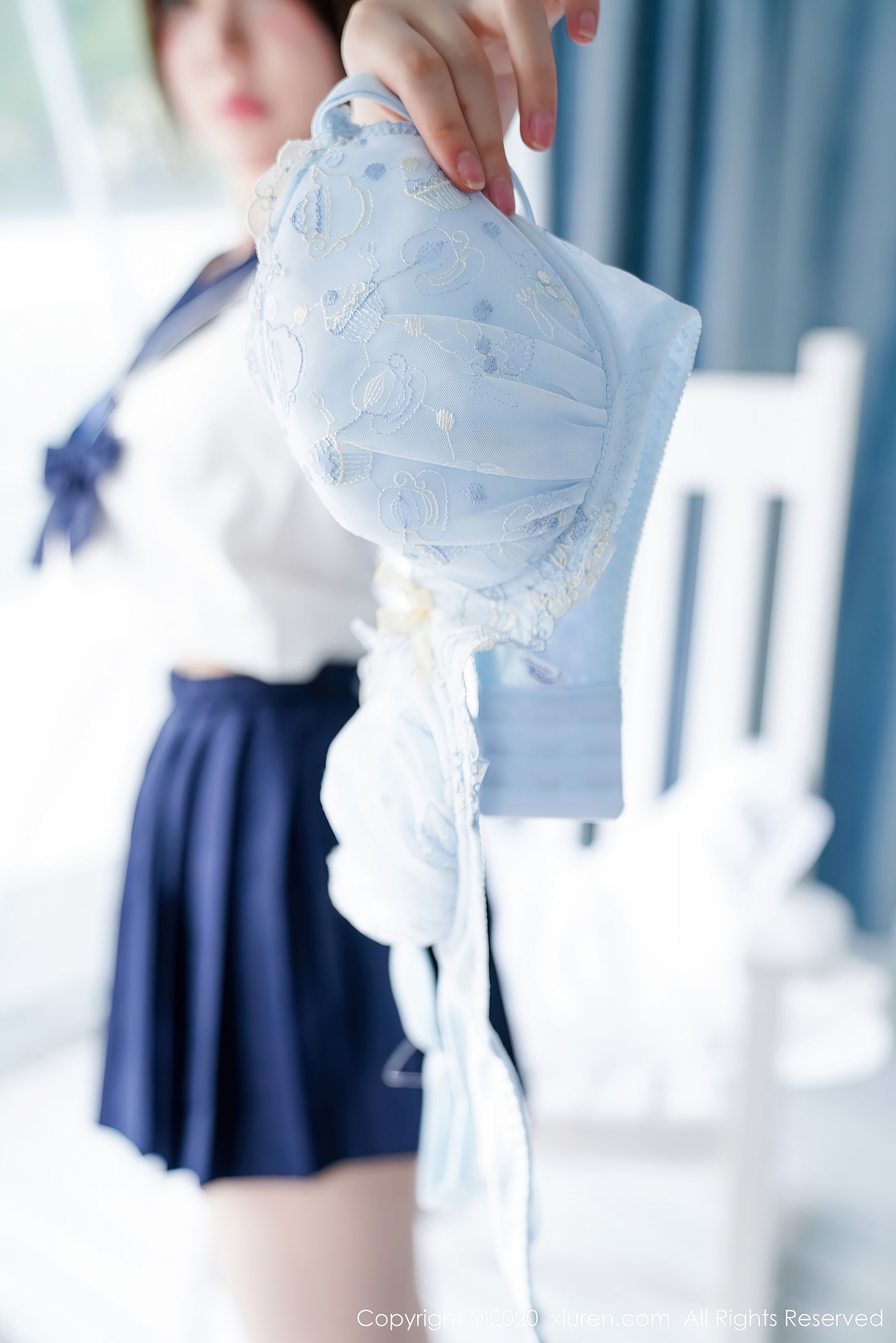 [秀人XiuRen] No.2629 糯美子Mini - 校园时代的经典学生装系列