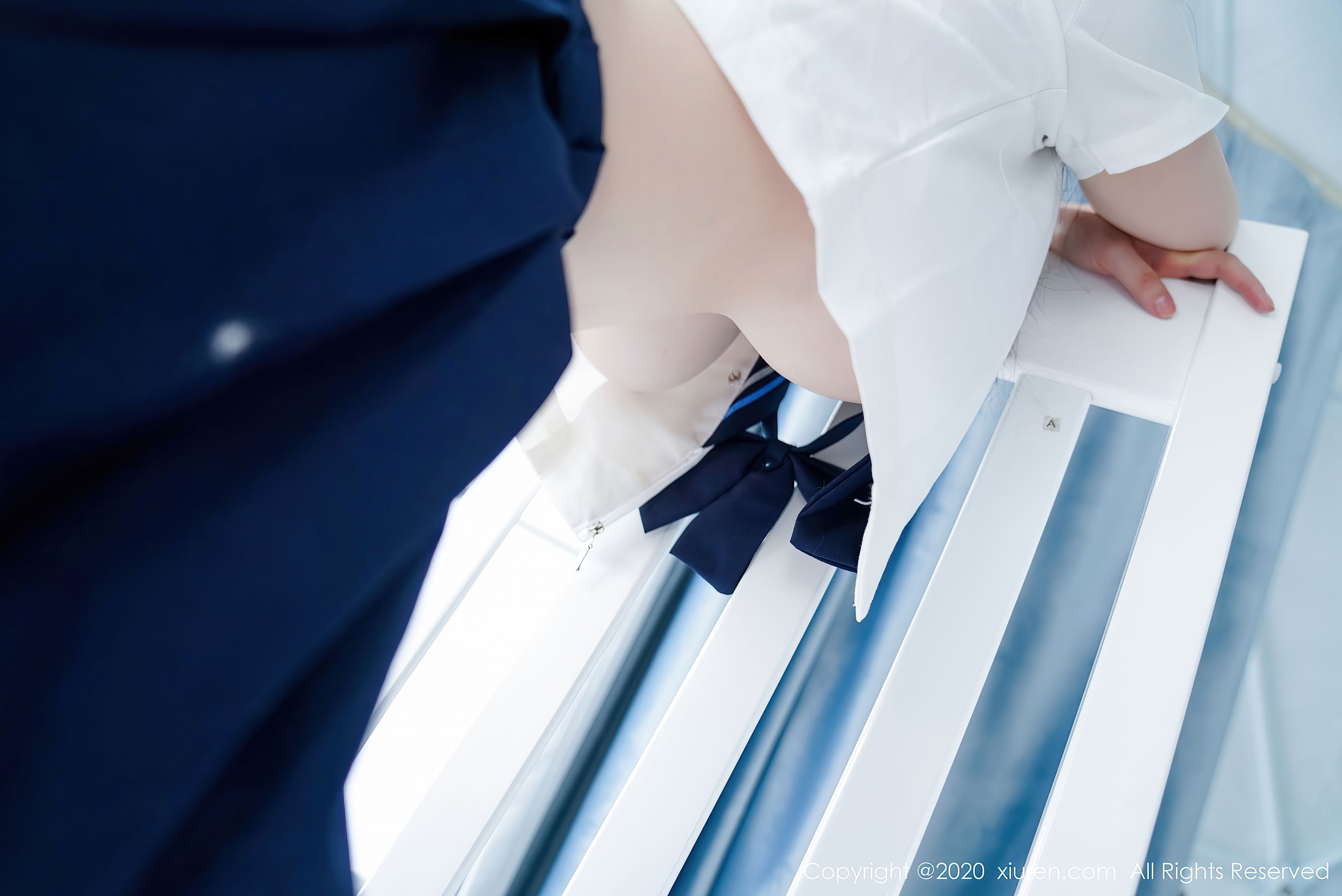 [秀人XiuRen] No.2629 糯美子Mini - 校园时代的经典学生装系列