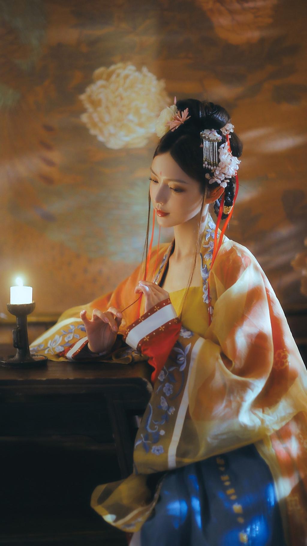 古装美女杏眼桃腮唯美古风摄影