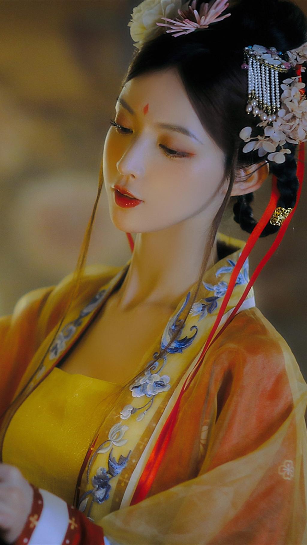 古装美女杏眼桃腮唯美古风摄影