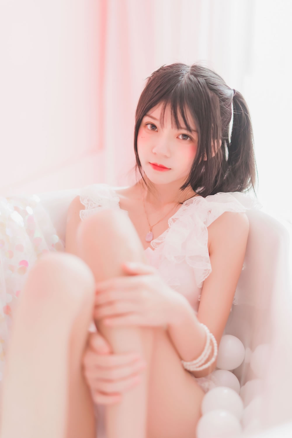 桜桃喵 冬眠系列 《粉色浴缸》