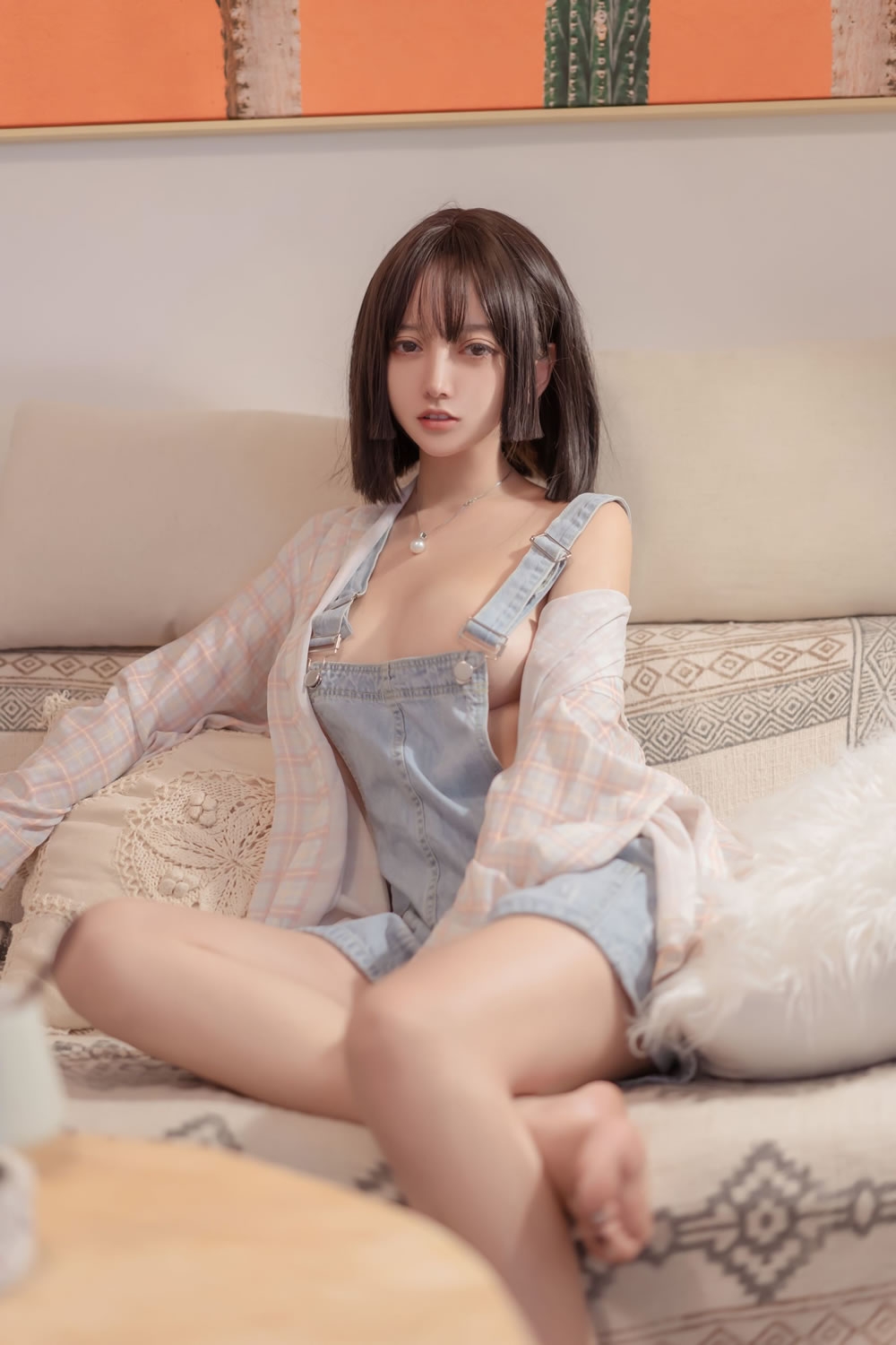 [美女Coser] 米线线sama 《背带裤》