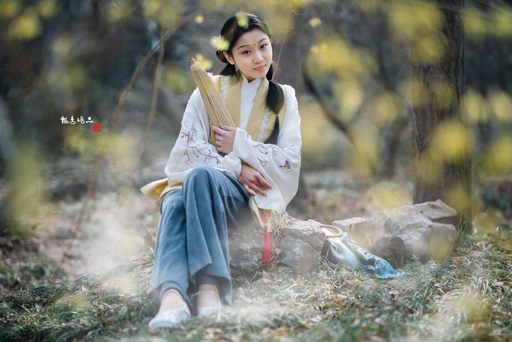 汉服美女清新脱俗唯美古风摄影