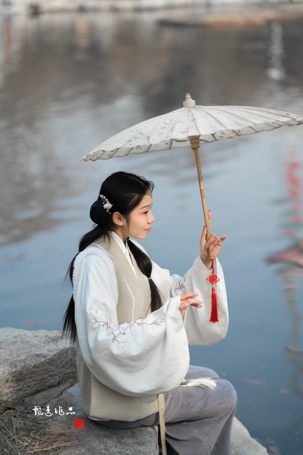 汉服美女清新脱俗唯美古风摄影