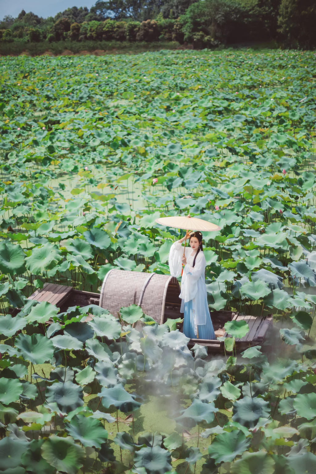 古装美女清新脱俗唯美古风摄影