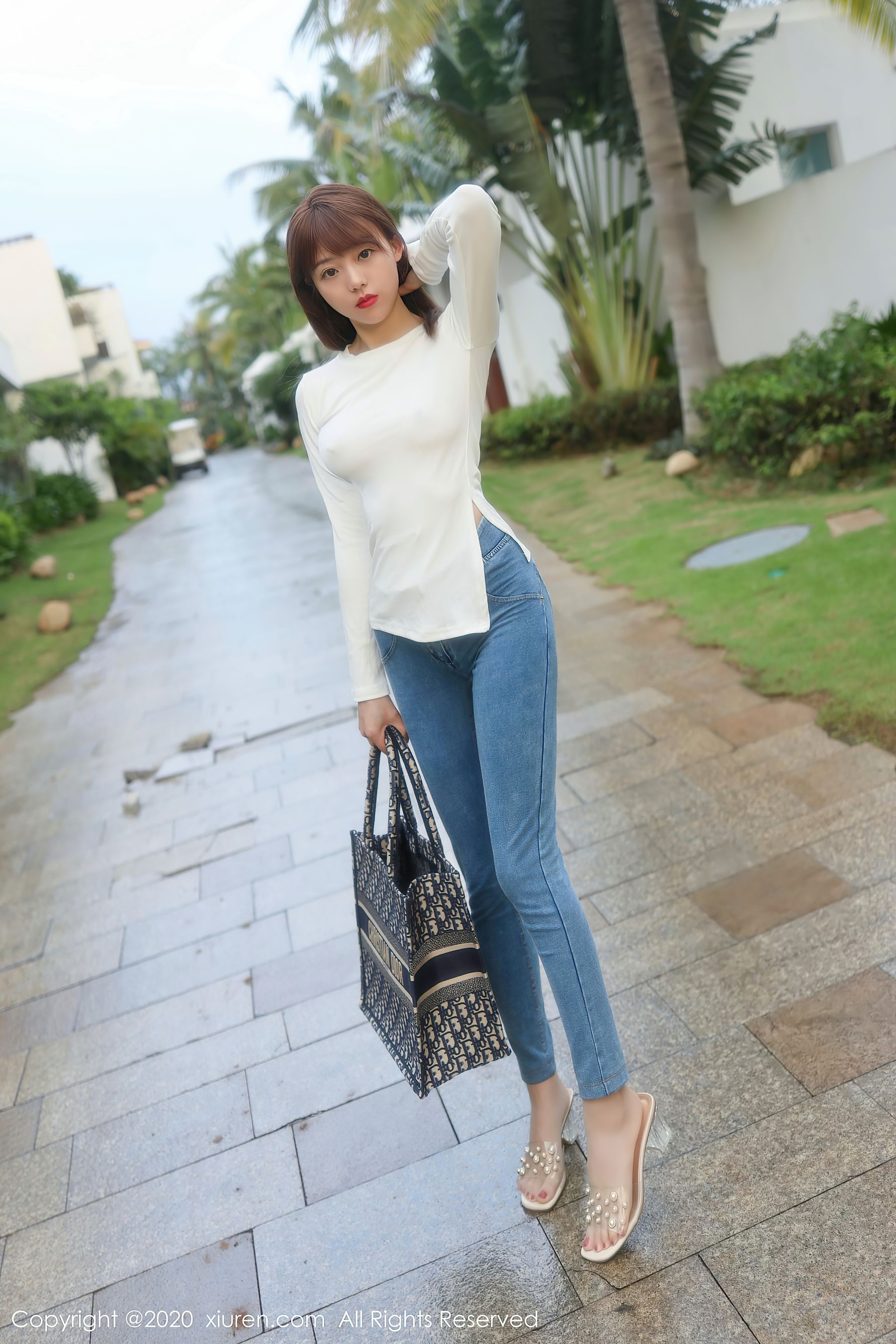 [秀人XIUREN] No.2785 佘贝拉bella - 紧身牛仔裤主题系列