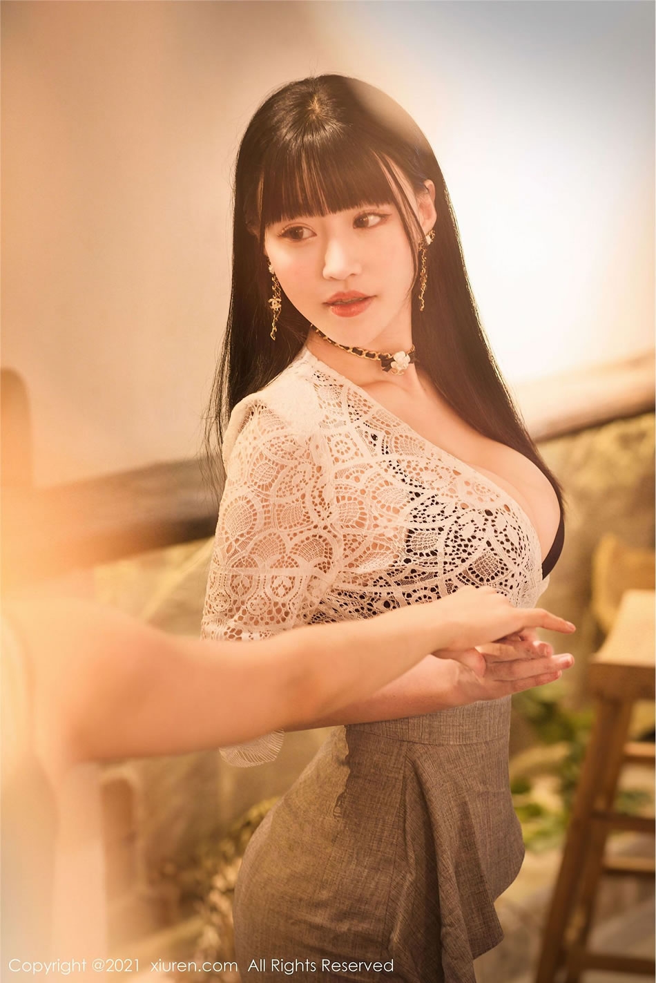 [XIUREN秀人网] 朱可儿Flower NO.3125 性感丝袜捆绑写真