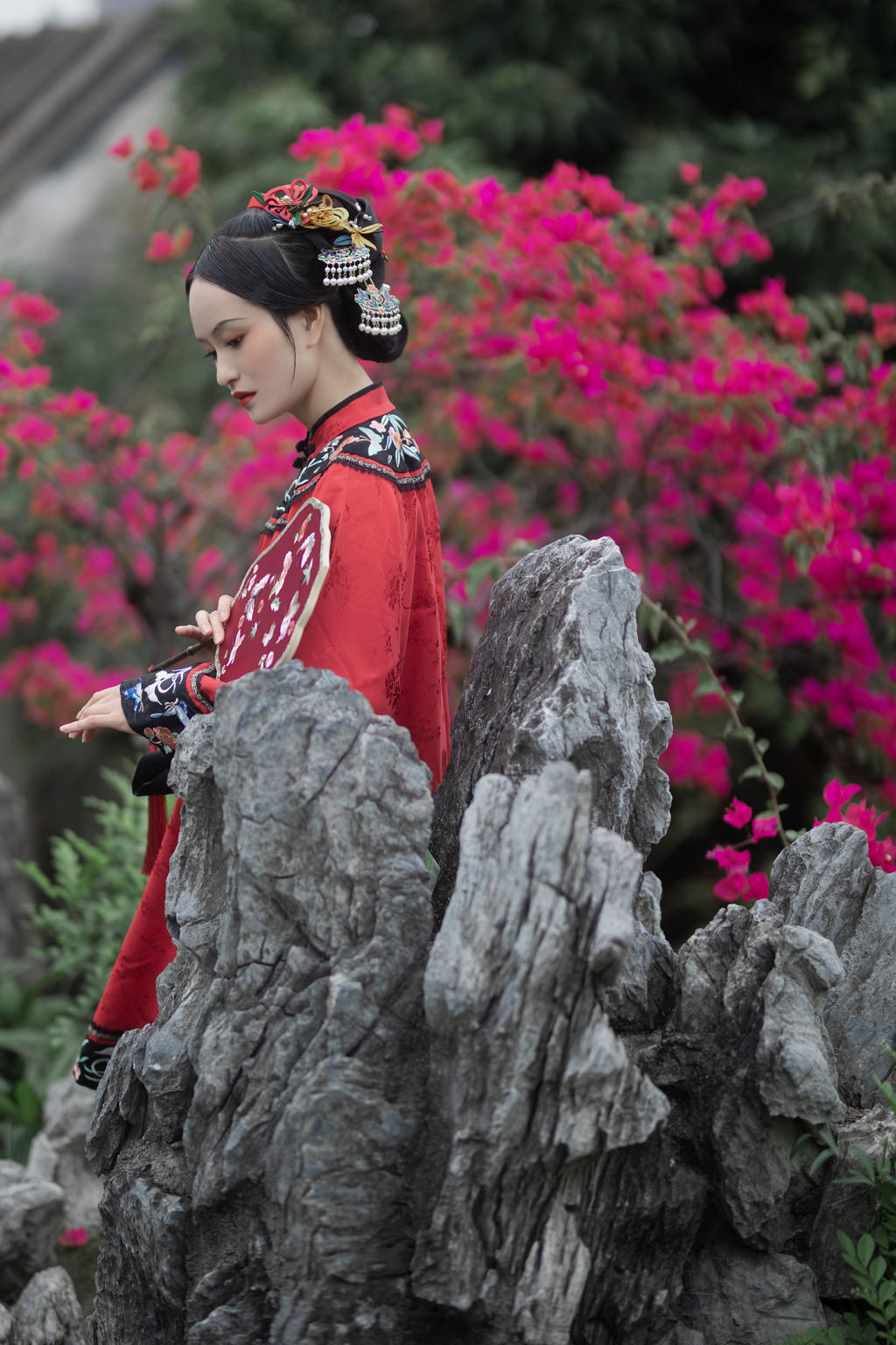 古装美女红妆素裹妩媚妖娆图片